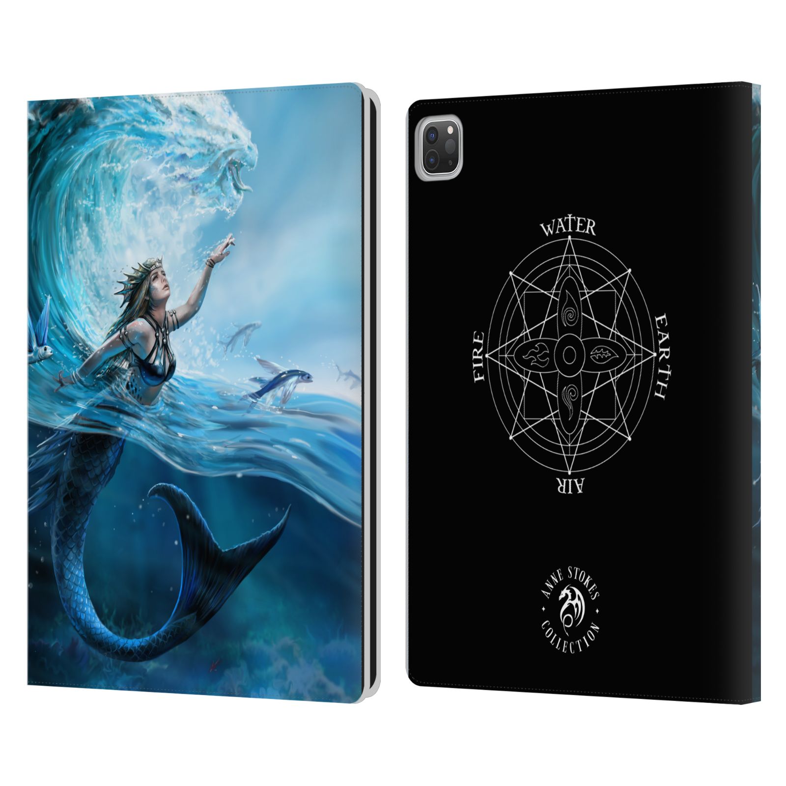 OFFICIAL ANNE STOKES FEMALE ELEMENTALS LEATHER BOOK WALLET CASE FOR APPLE iPAD - Picture 10 of 10