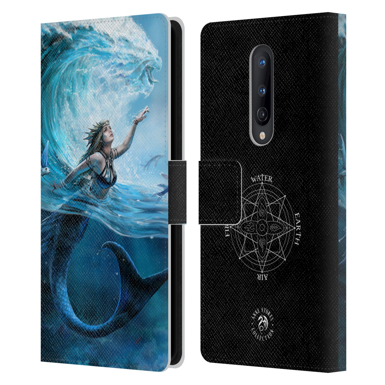 OFFICIAL ANNE STOKES FEMALE ELEMENTALS LEATHER BOOK CASE FOR ONEPLUS PHONES - Picture 10 of 10