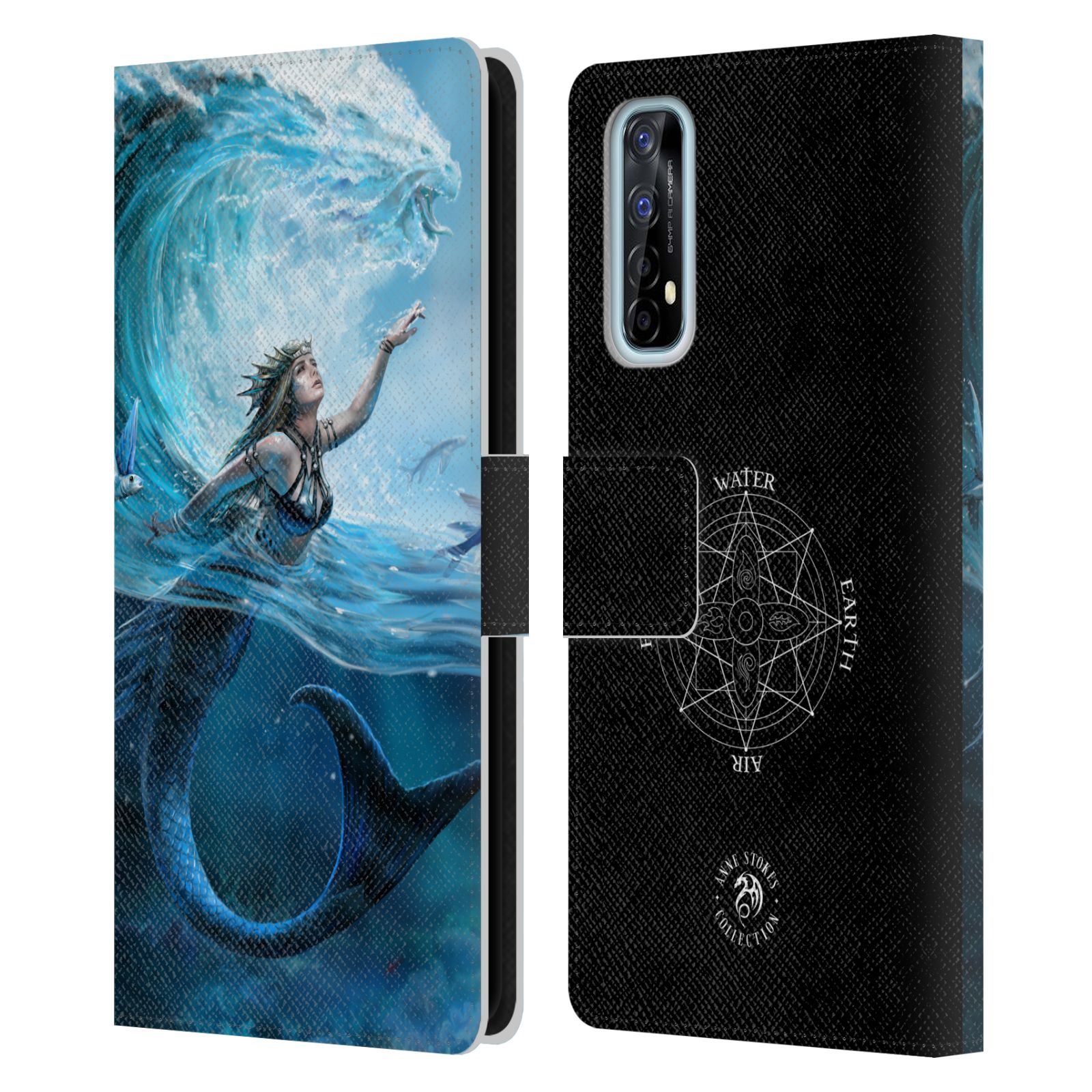 OFFICIAL ANNE STOKES FEMALE ELEMENTALS LEATHER BOOK CASE FOR REALME PHONES - Picture 10 of 10