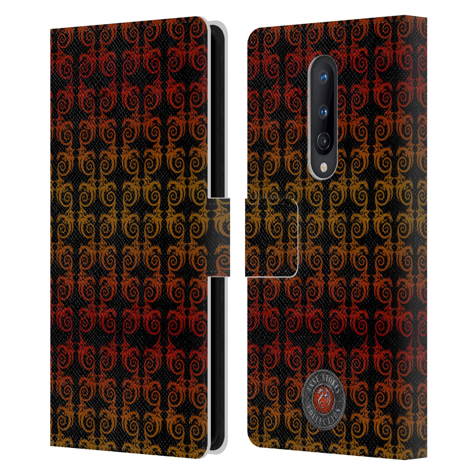 OFFICIAL ANNE STOKES FIRE TRIBAL LEATHER BOOK WALLET CASE FOR ONEPLUS PHONES - Picture 8 of 20