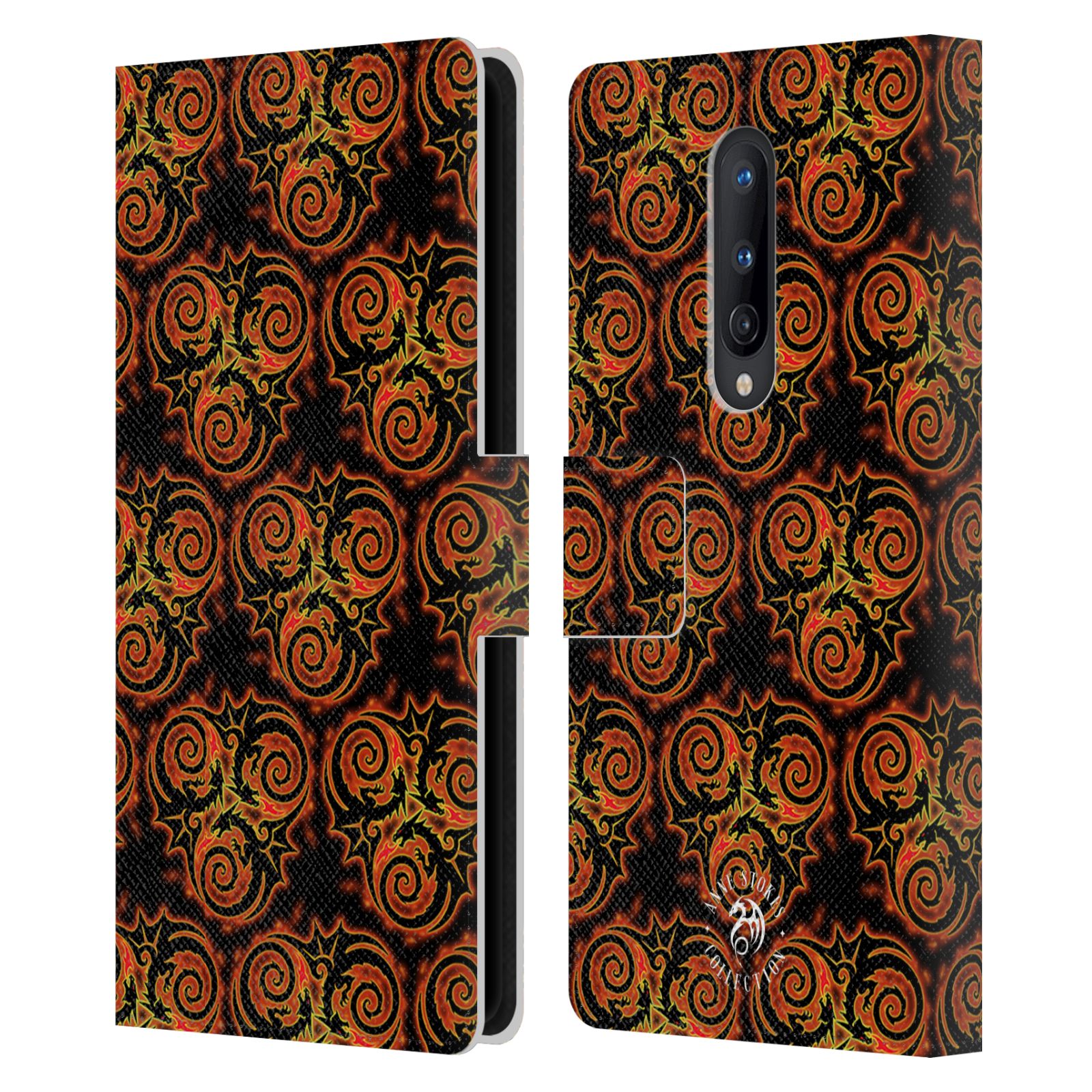 OFFICIAL ANNE STOKES FIRE TRIBAL LEATHER BOOK WALLET CASE FOR ONEPLUS PHONES - Picture 20 of 20
