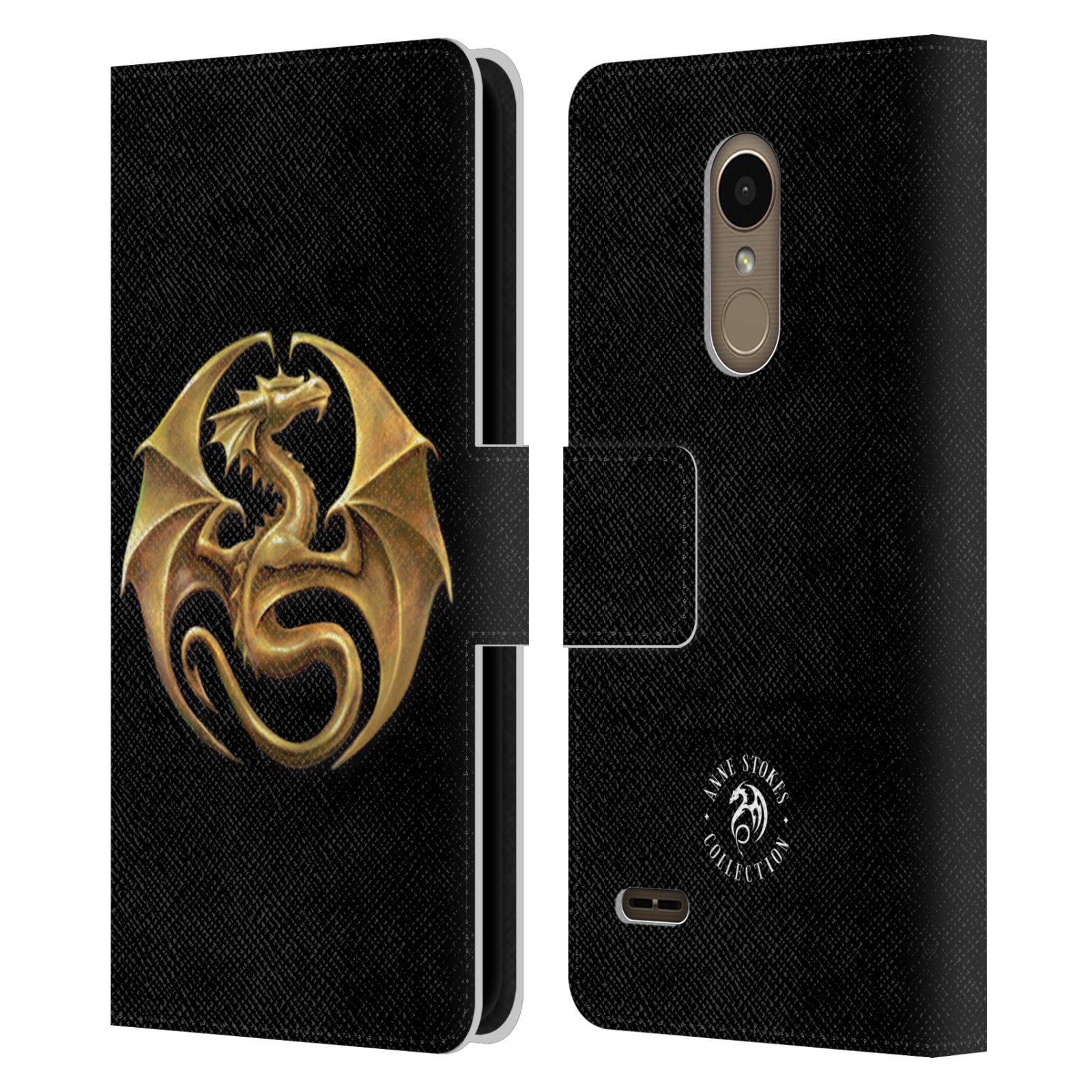 OFFICIAL ANNE STOKES FIRE TRIBAL LEATHER BOOK WALLET CASE COVER FOR LG PHONES 1 - Picture 7 of 7