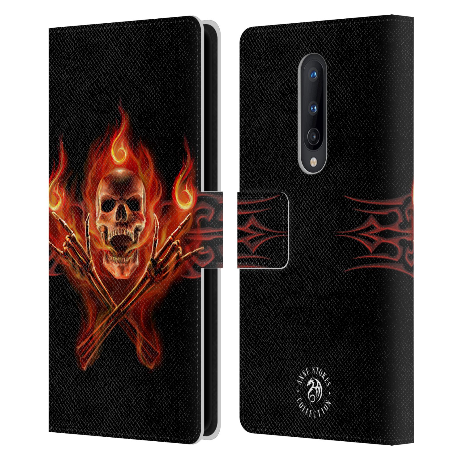 OFFICIAL ANNE STOKES FIRE TRIBAL LEATHER BOOK WALLET CASE FOR ONEPLUS PHONES - Picture 14 of 20