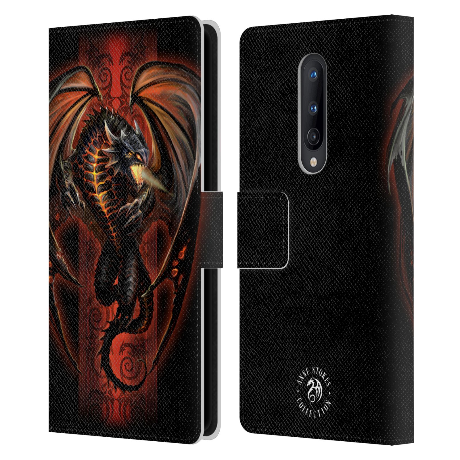 OFFICIAL ANNE STOKES FIRE TRIBAL LEATHER BOOK WALLET CASE FOR ONEPLUS PHONES - Picture 16 of 20