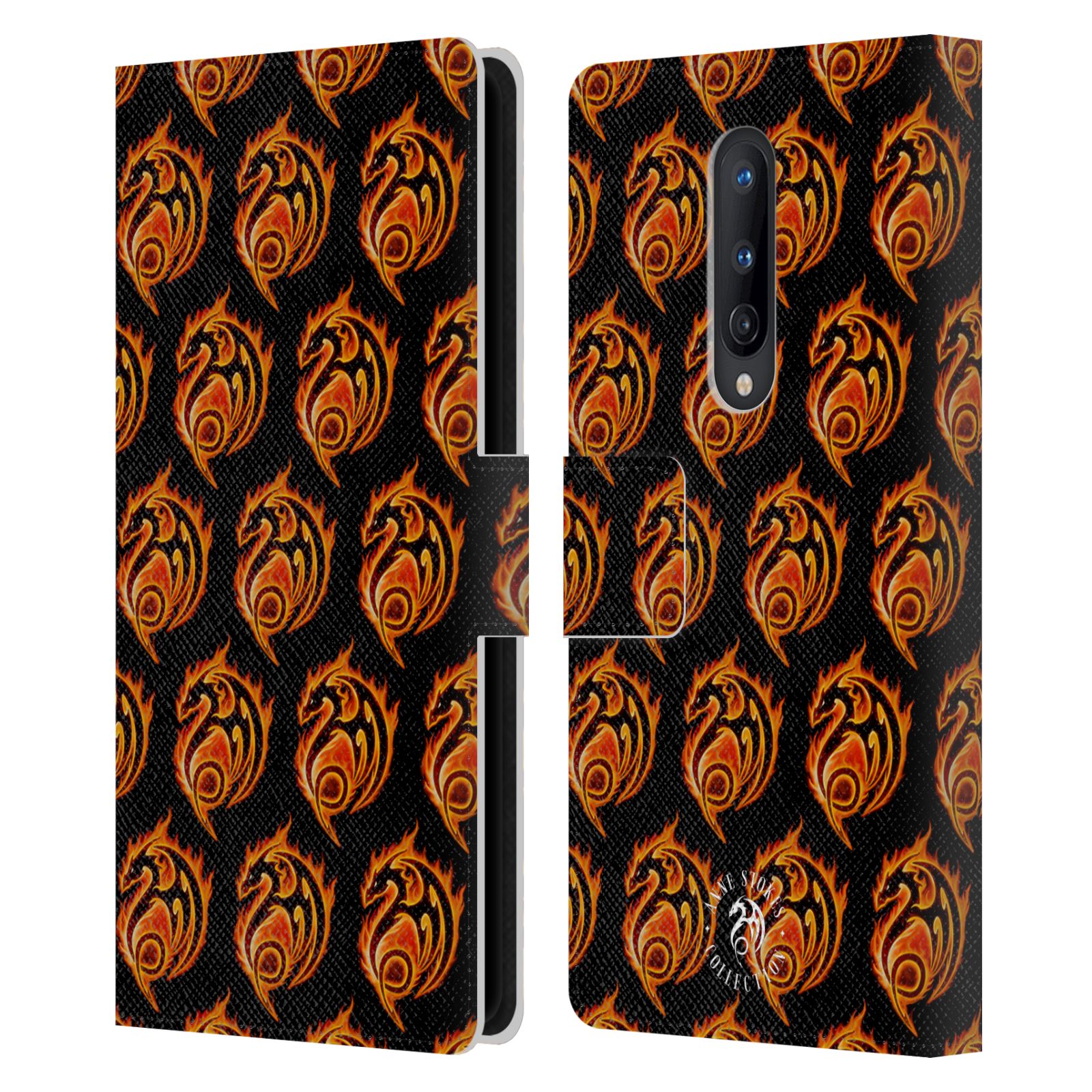 OFFICIAL ANNE STOKES FIRE TRIBAL LEATHER BOOK WALLET CASE FOR ONEPLUS PHONES - Picture 10 of 20