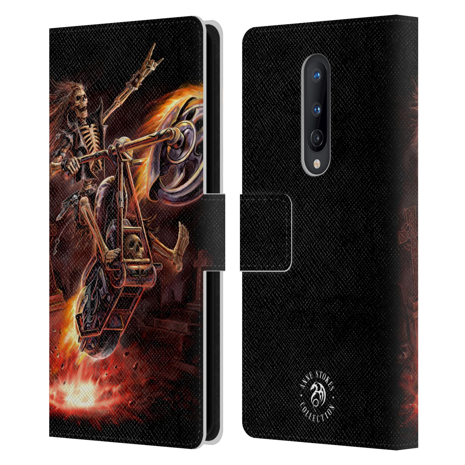 OFFICIAL ANNE STOKES FIRE TRIBAL LEATHER BOOK WALLET CASE FOR ONEPLUS PHONES - Picture 12 of 20