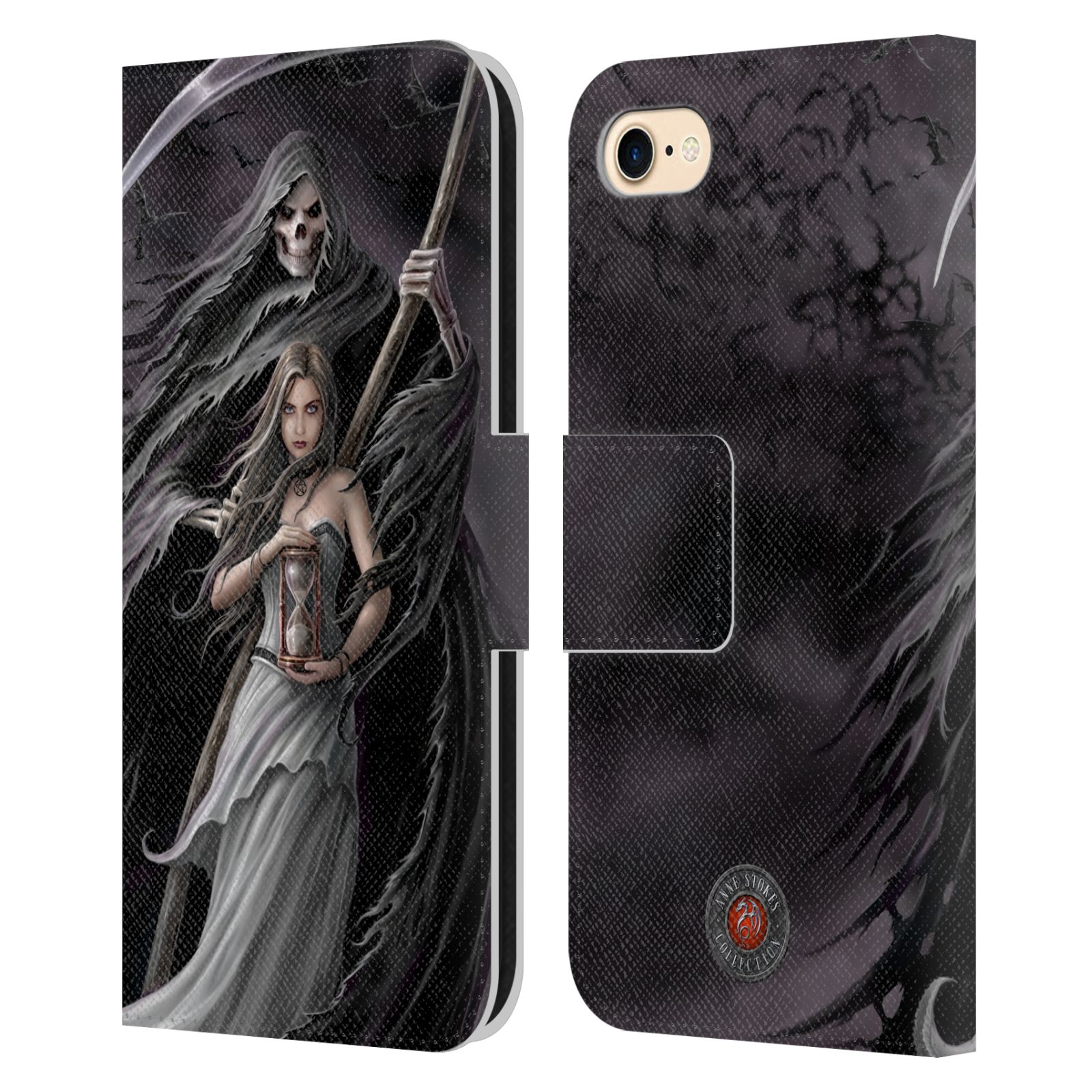 Summon the Reaper Leather Wallet Case for iPhone 7 / 8 / SE (2020, 2022)