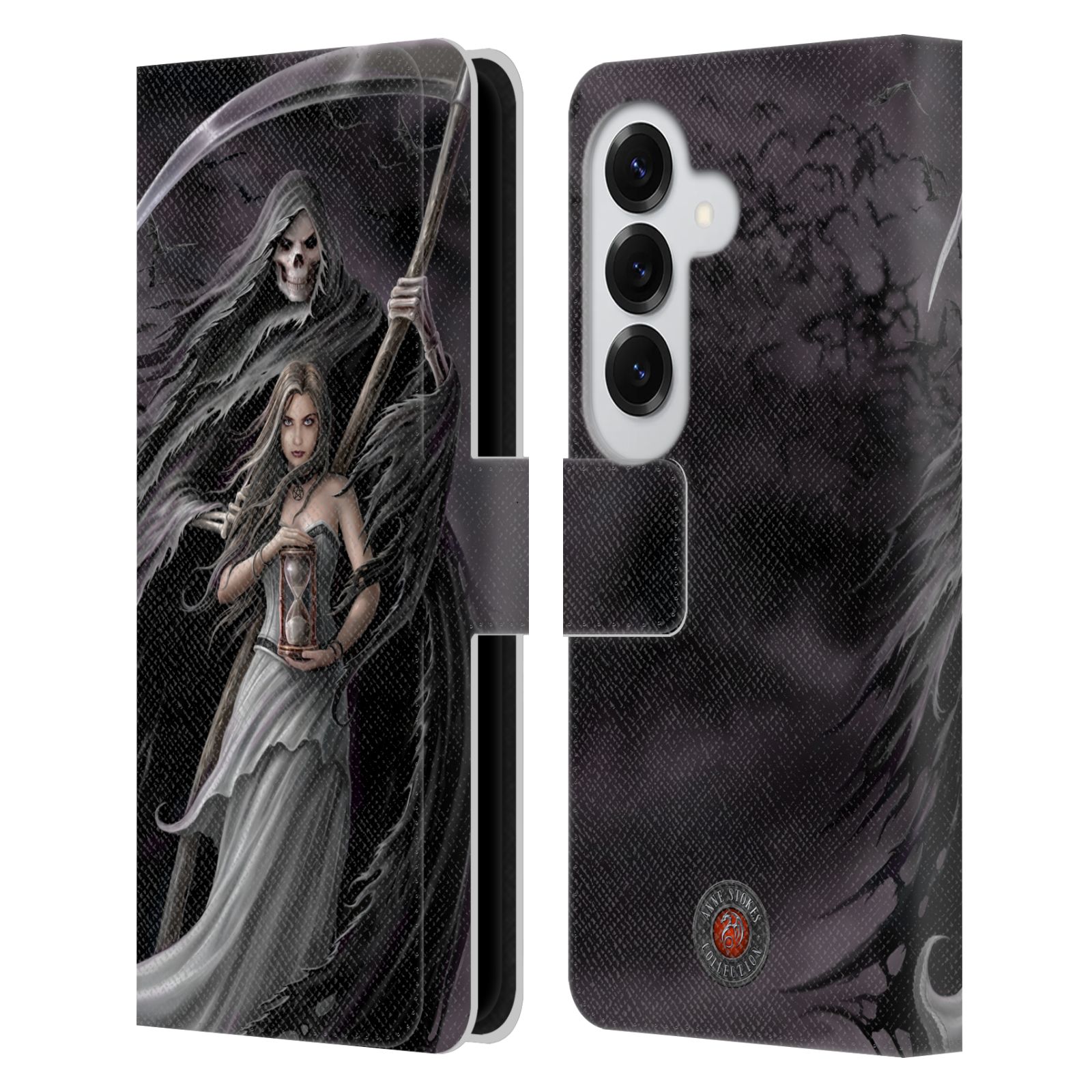 Summon the Reaper Leather Wallet Case for Galaxy S26
