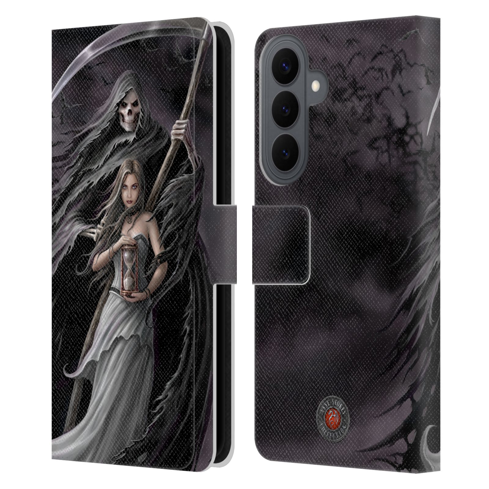 Summon the Reaper Leather Wallet Case for Galaxy S26 Plus