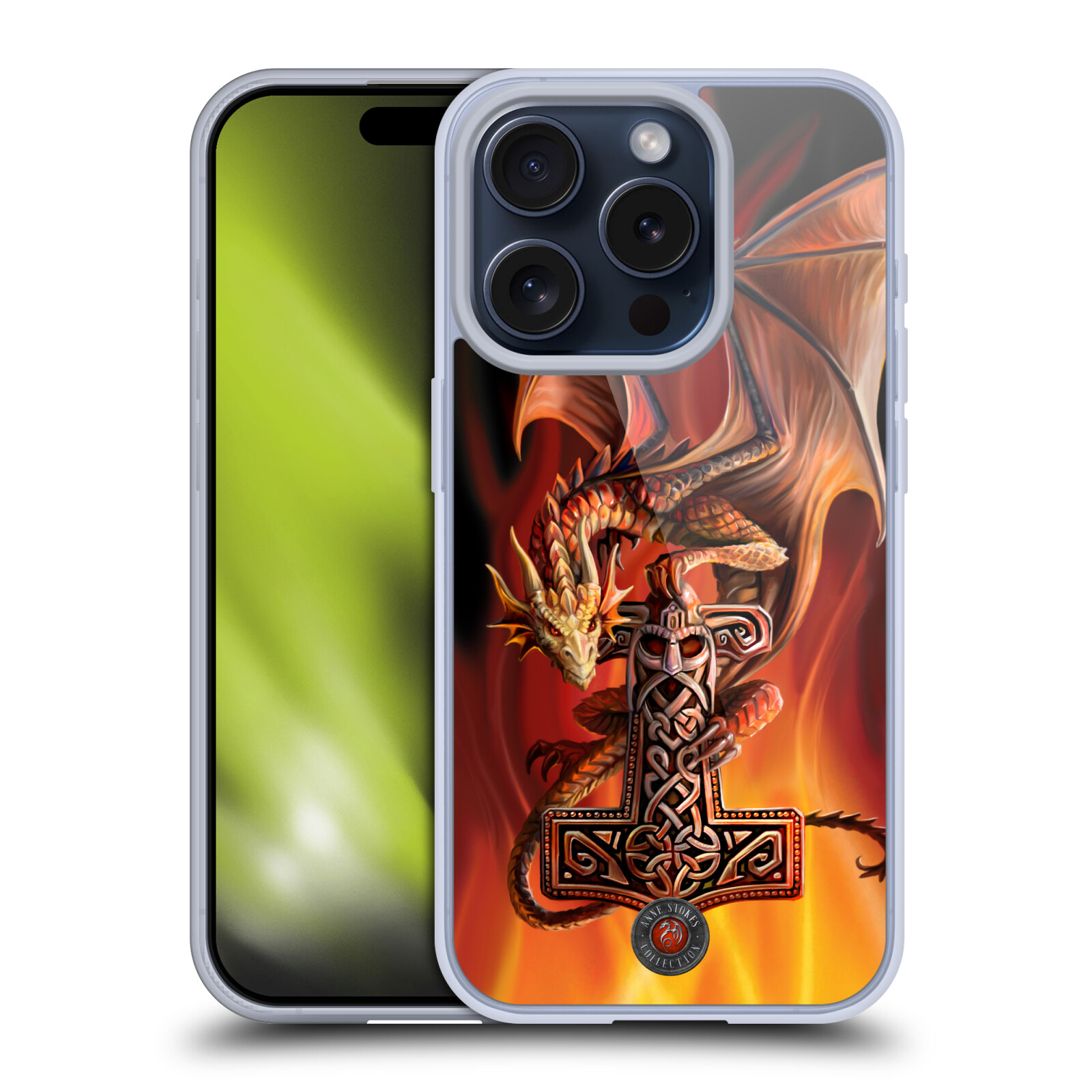ANNE STOKES DRAGONS GARDIENS ÉTUI COQUE EN GEL POUR APPLE 2024 iPHONE TÉLÉPHONES