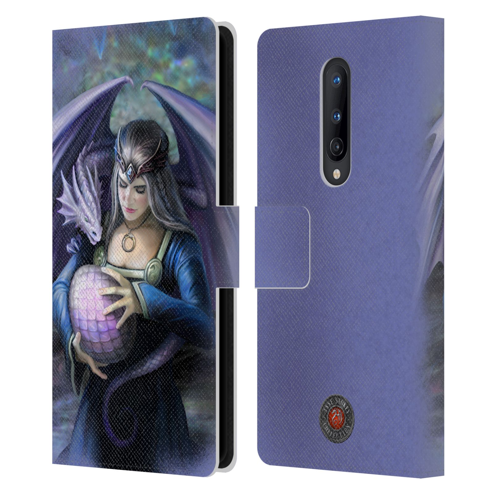 OFFICIAL ANNE STOKES GUARDIAN DRAGONS LEATHER BOOK CASE FOR ONEPLUS PHONES - Picture 8 of 12