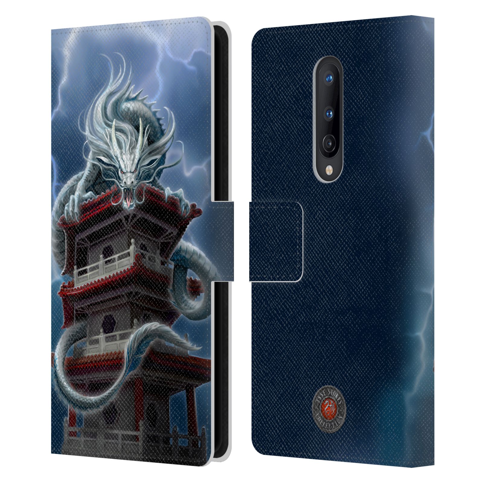 OFFICIAL ANNE STOKES GUARDIAN DRAGONS LEATHER BOOK CASE FOR ONEPLUS PHONES - Picture 11 of 12