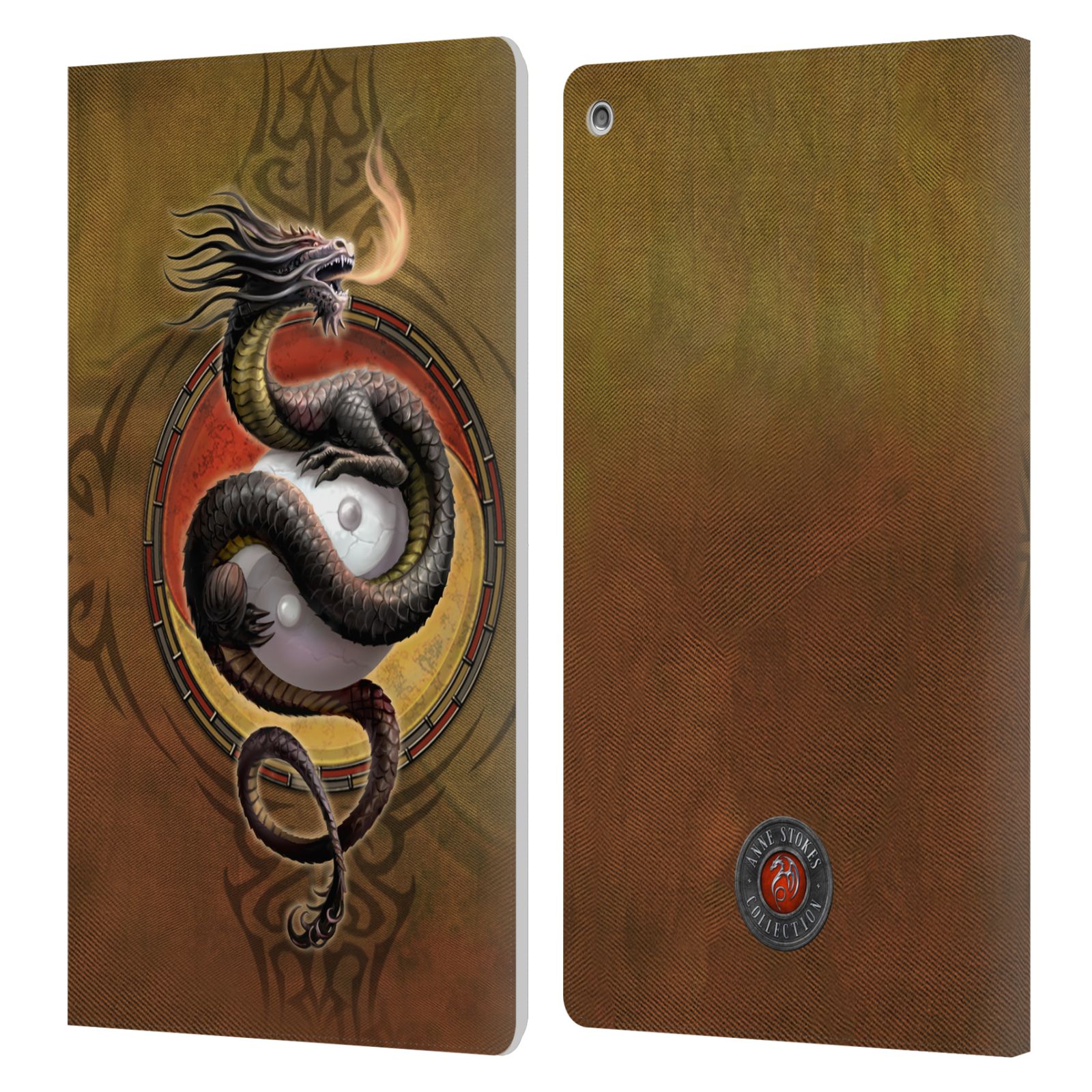 OFFICIAL ANNE STOKES GUARDIAN DRAGONS LEATHER BOOK WALLET CASE FOR AMAZON FIRE - Picture 12 of 12