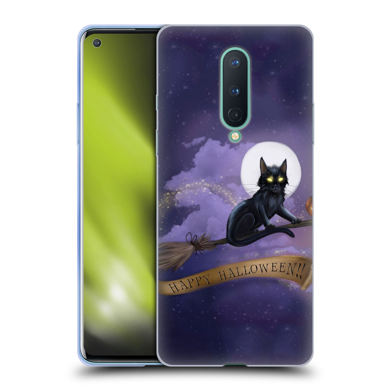 ÉTUI GEL SOUPLE OFFICIEL vente en gros ASH EVANS CHATS NOIRS POUR TÉLÉPHONES GOOGLE ONEPLUS
