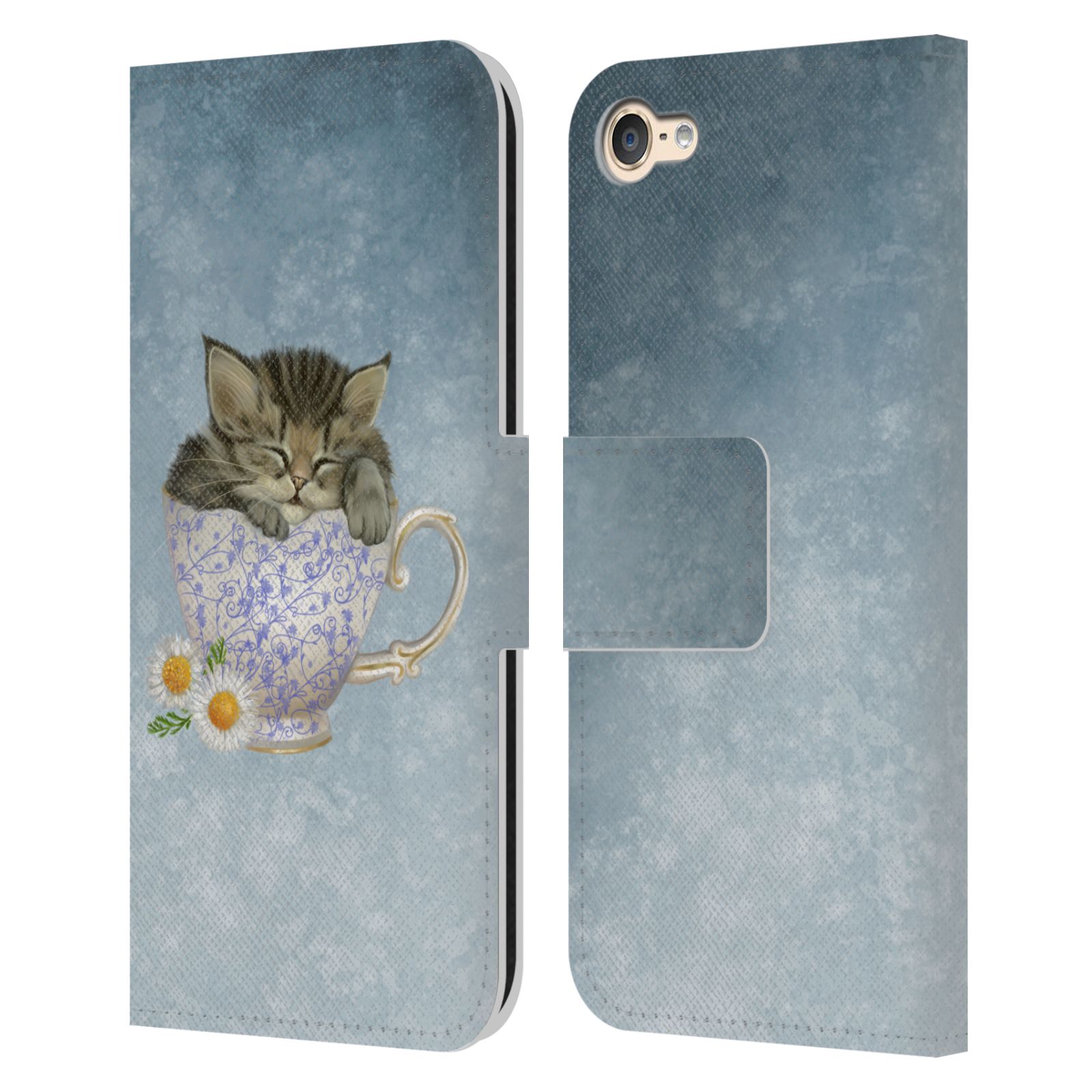 OFFICIAL ASH EVANS GRAPHICS LEATHER BOOK CASE FOR APPLE iPOD TOUCH MP3 - Picture 9 of 14