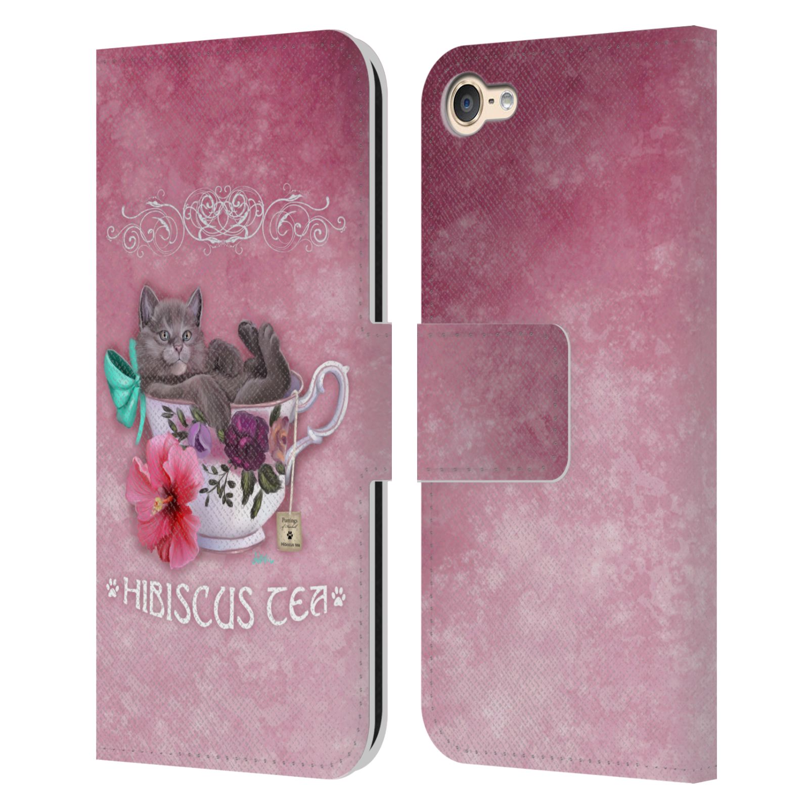 OFFICIAL ASH EVANS GRAPHICS LEATHER BOOK CASE FOR APPLE iPOD TOUCH MP3 - Picture 11 of 14