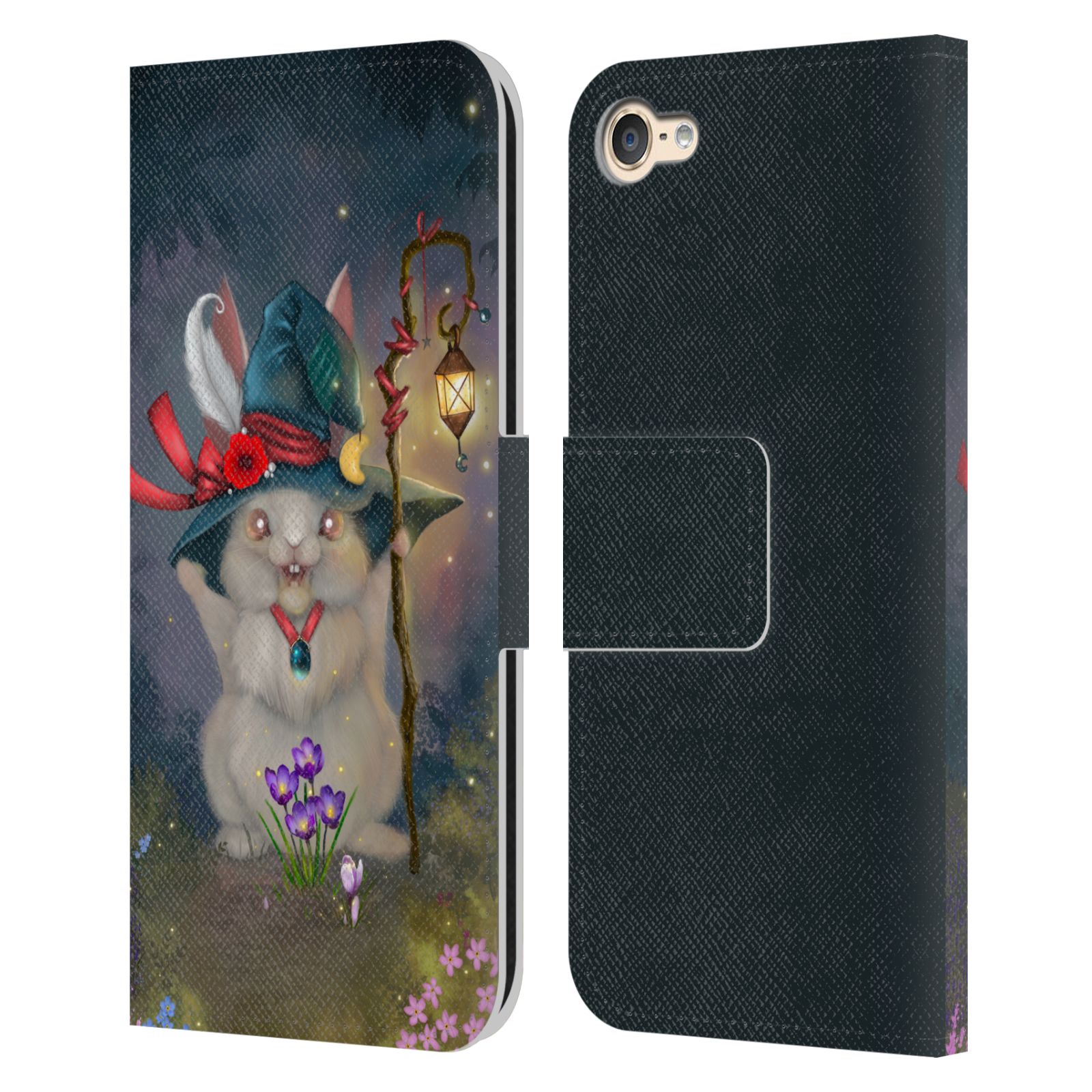 OFFICIAL ASH EVANS GRAPHICS LEATHER BOOK CASE FOR APPLE iPOD TOUCH MP3 - Picture 13 of 14