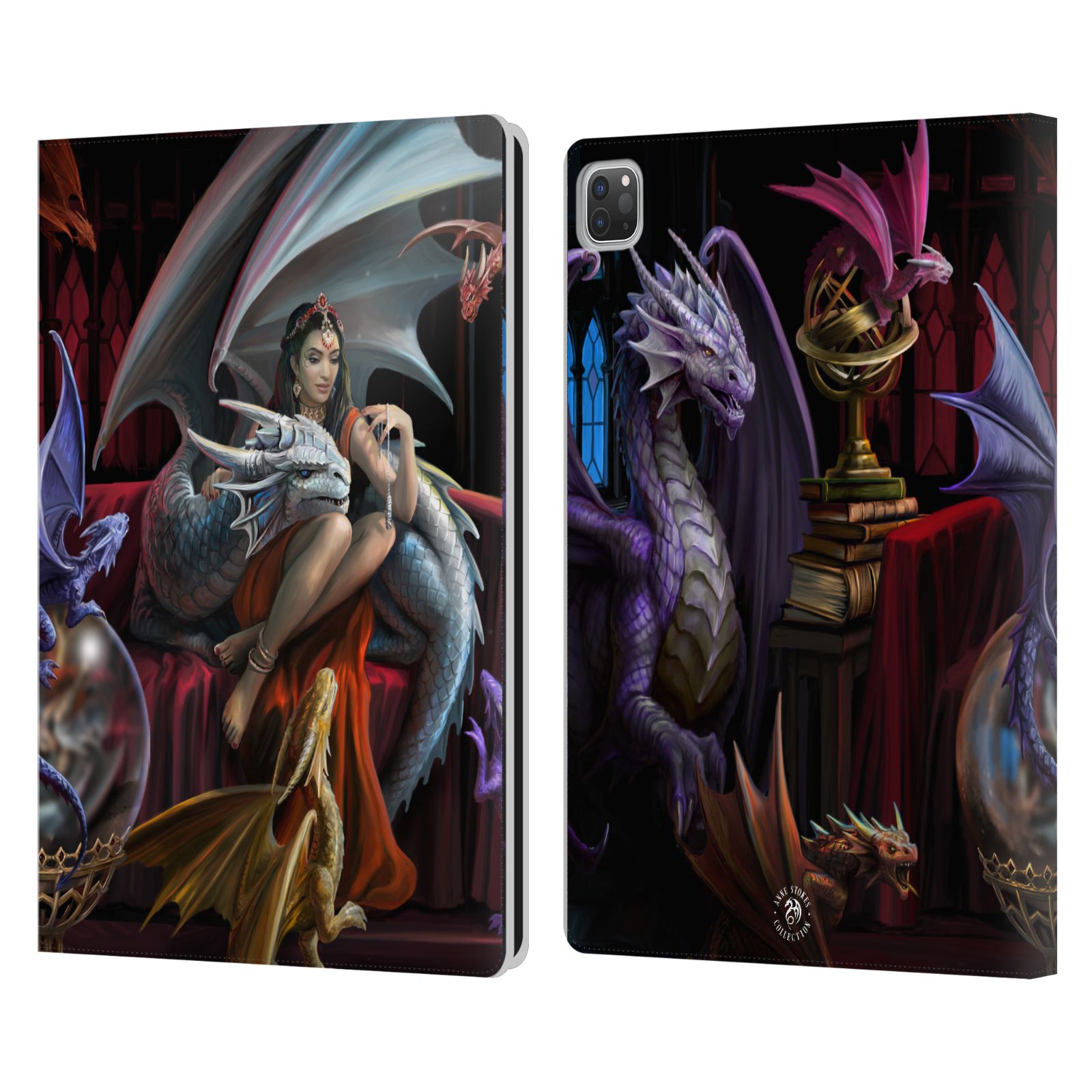 OFFICIAL ANNE STOKES MIX FANTASY ART LEATHER BOOK CASE FOR APPLE iPAD - Picture 8 of 19