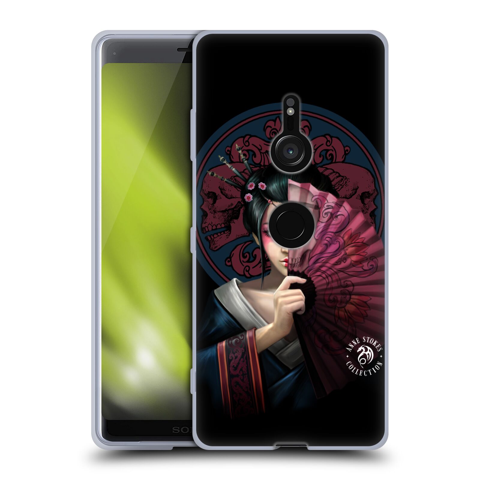 OFFICIAL ANNE STOKES ORIENTAL SKULL GEL CASE FOR SONY PHONES 1 - Picture 9 of 12