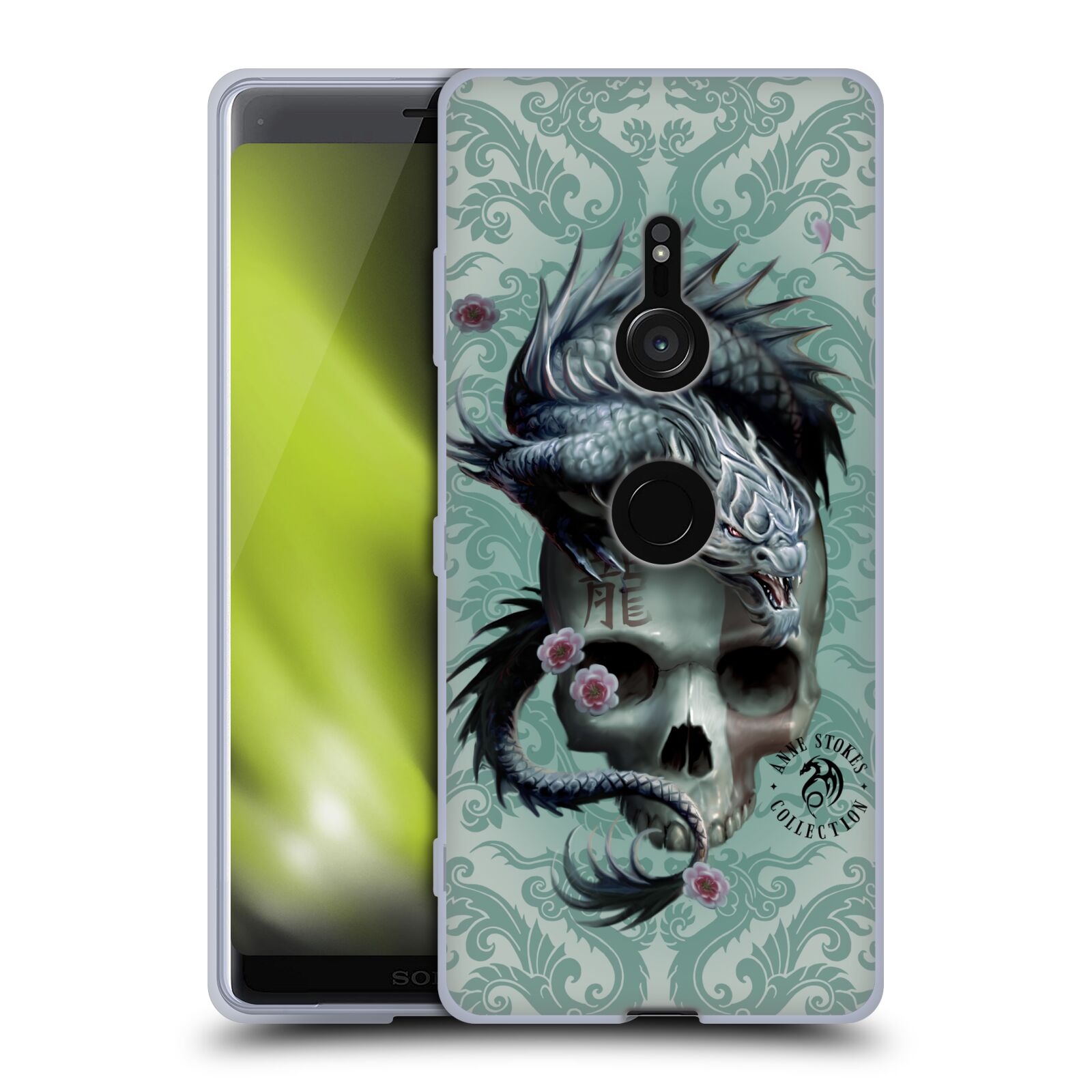 OFFICIAL ANNE STOKES ORIENTAL SKULL GEL CASE FOR SONY PHONES 1 - Picture 11 of 12