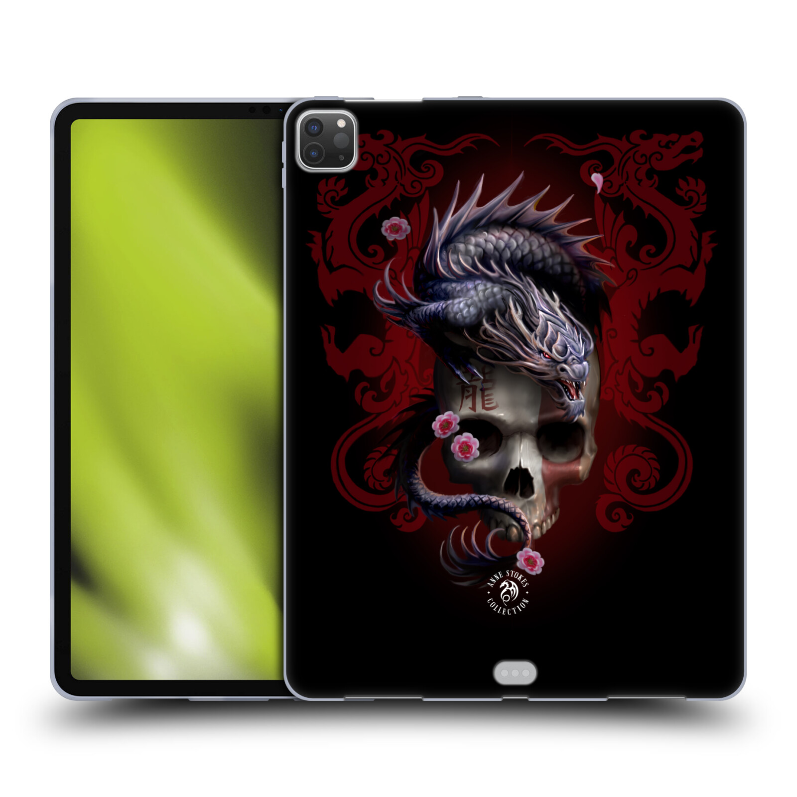 OFFICIAL ANNE STOKES ORIENTAL SKULL SOFT GEL CASE FOR APPLE SAMSUNG KINDLE - Picture 12 of 12