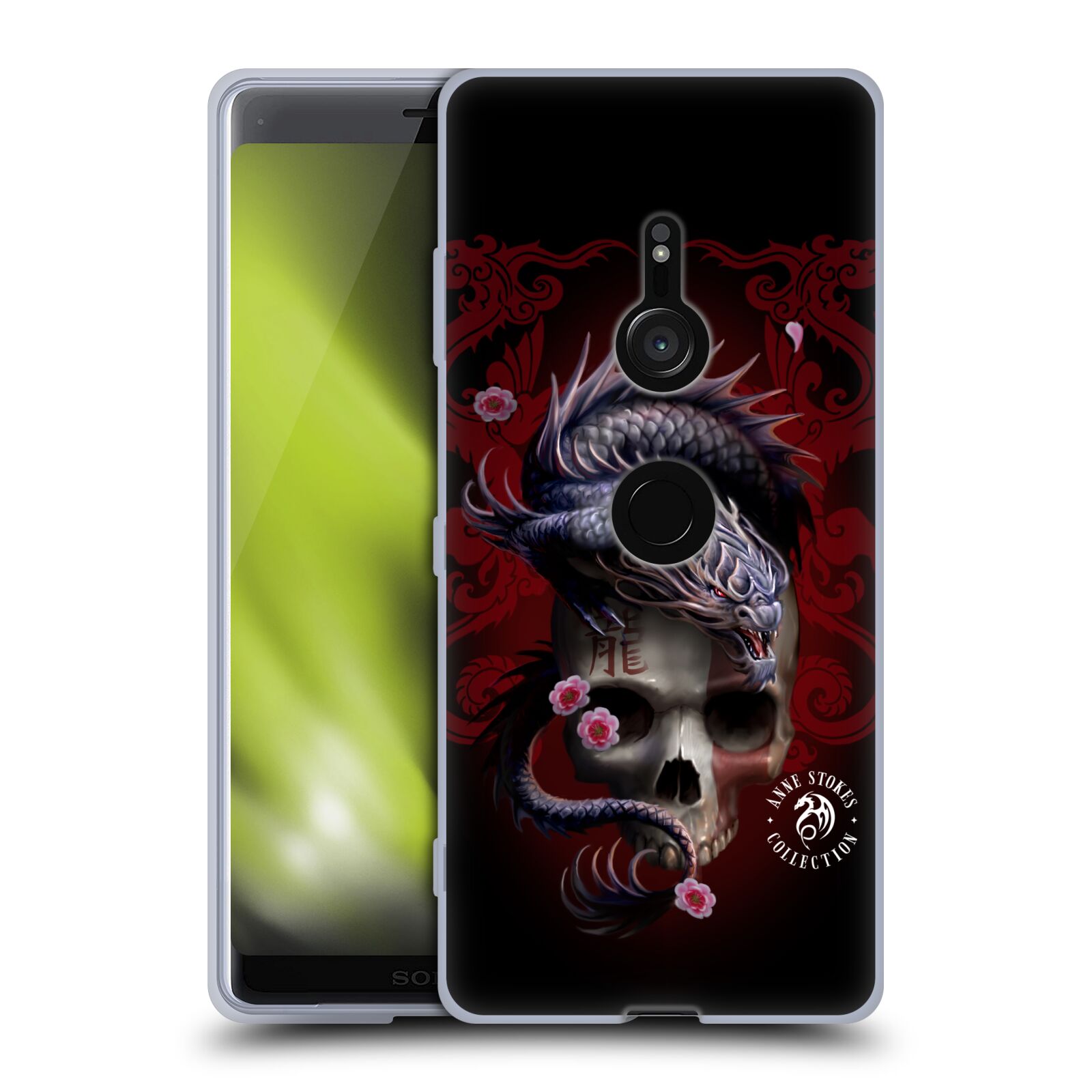 OFFICIAL ANNE STOKES ORIENTAL SKULL GEL CASE FOR SONY PHONES 1 - Picture 12 of 12