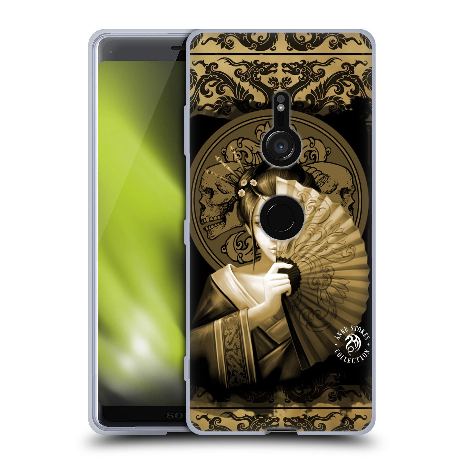 OFFICIAL ANNE STOKES ORIENTAL SKULL GEL CASE FOR SONY PHONES 1 - Picture 10 of 12