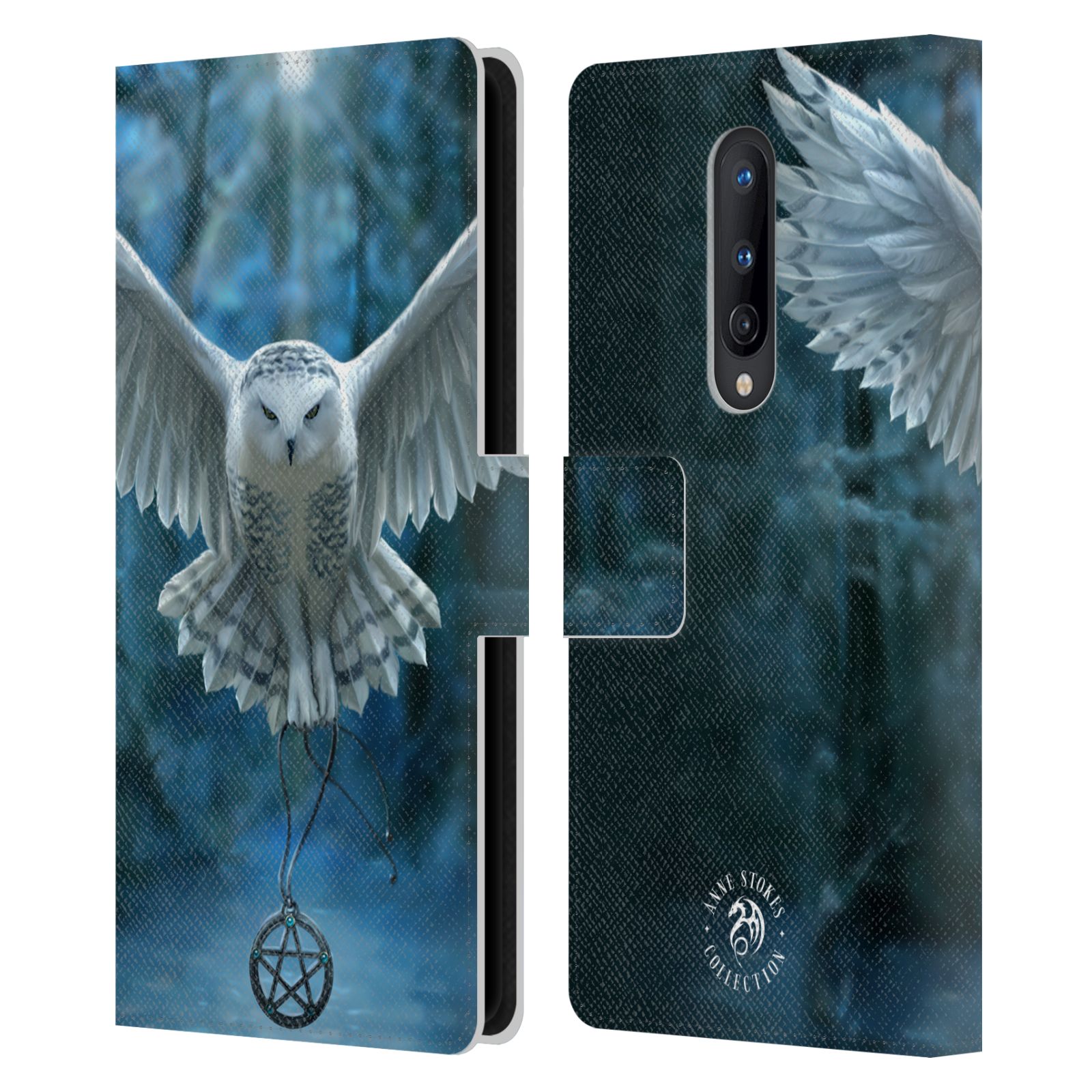 OFFICIAL ANNE STOKES OWLS LEATHER BOOK WALLET CASE COVER FOR ONEPLUS PHONES - Picture 7 of 12