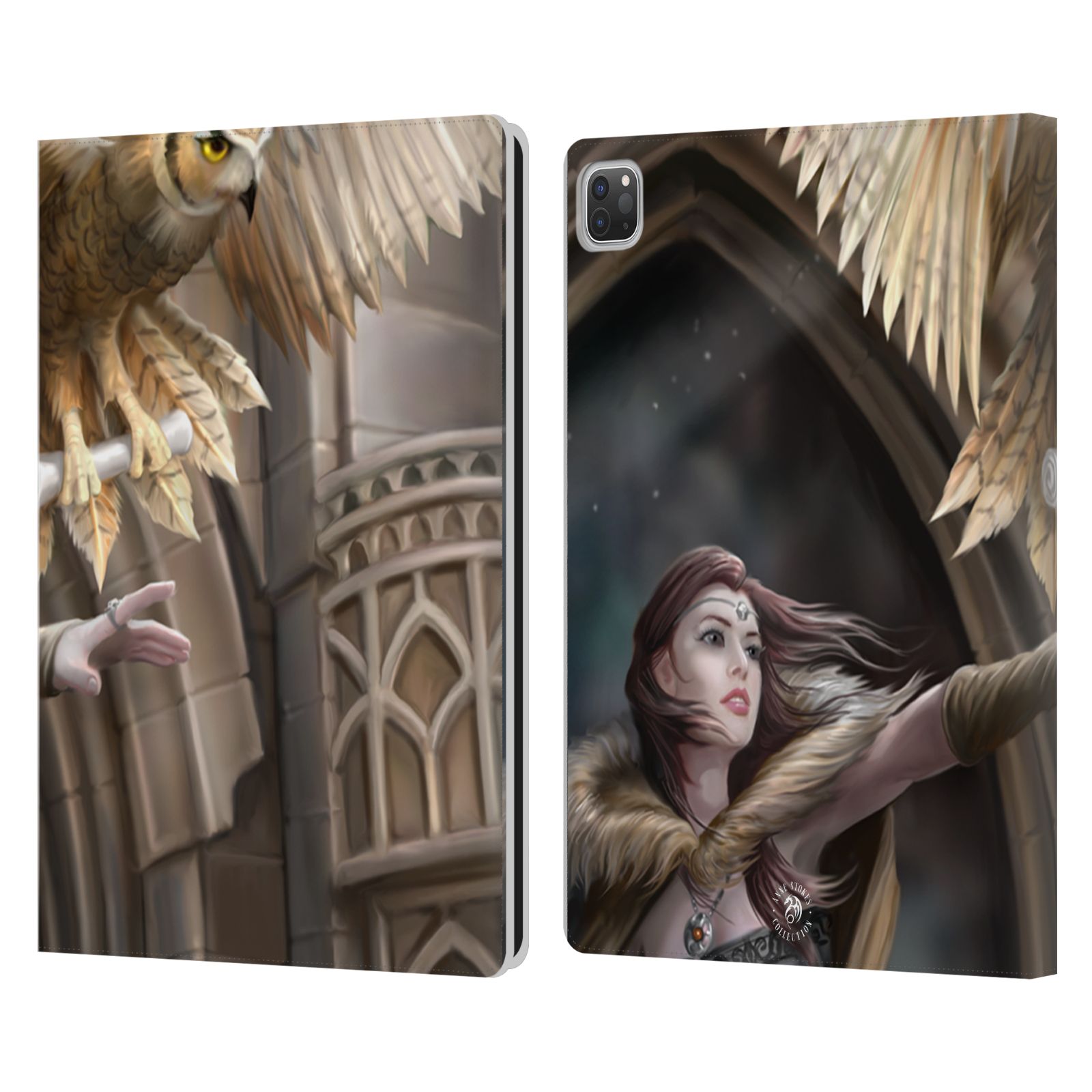 OFFICIAL ANNE STOKES OWLS LEATHER BOOK WALLET CASE COVER FOR APPLE iPAD - 第 10/12 張圖片
