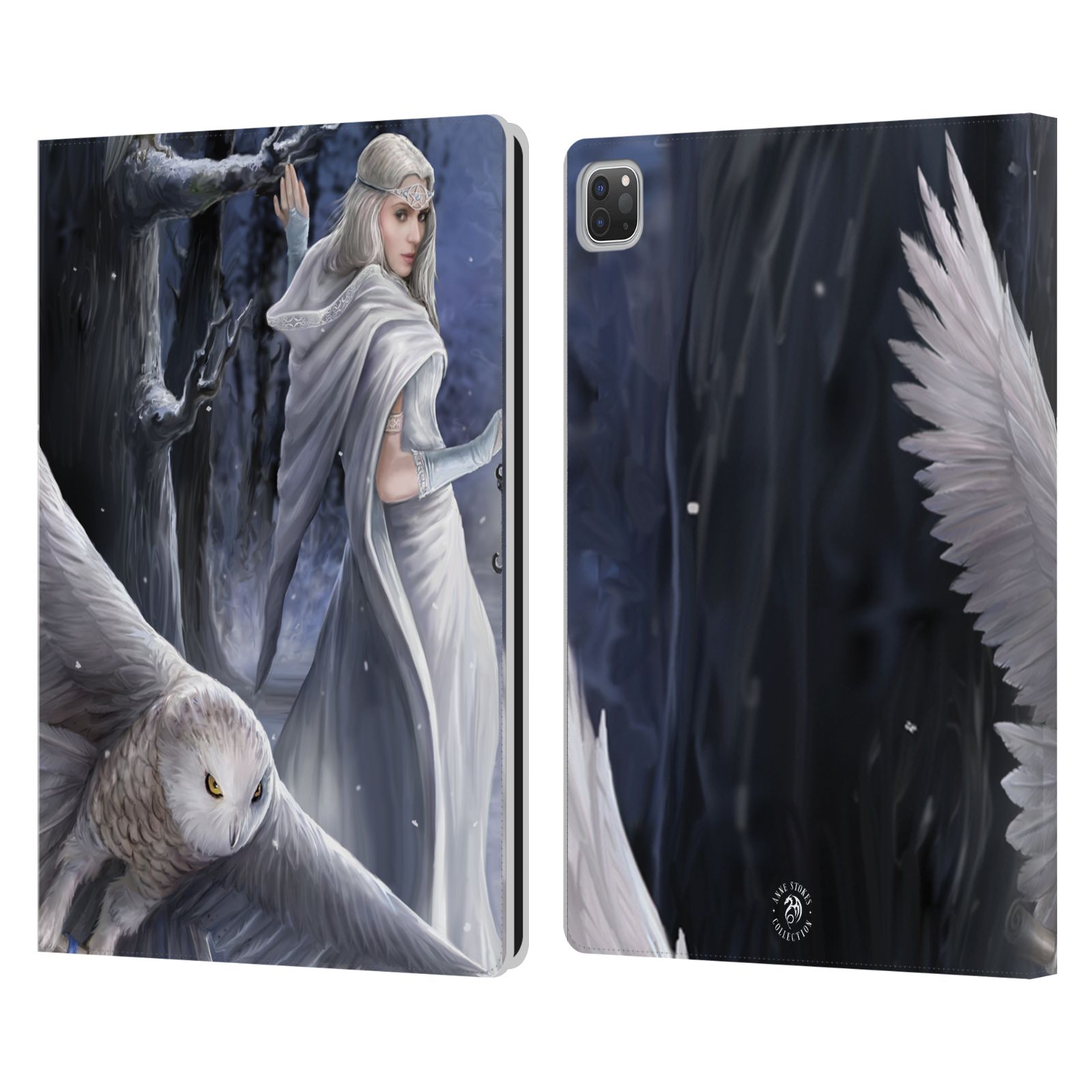 OFFICIAL ANNE STOKES OWLS LEATHER BOOK WALLET CASE COVER FOR APPLE iPAD - 第 11/12 張圖片