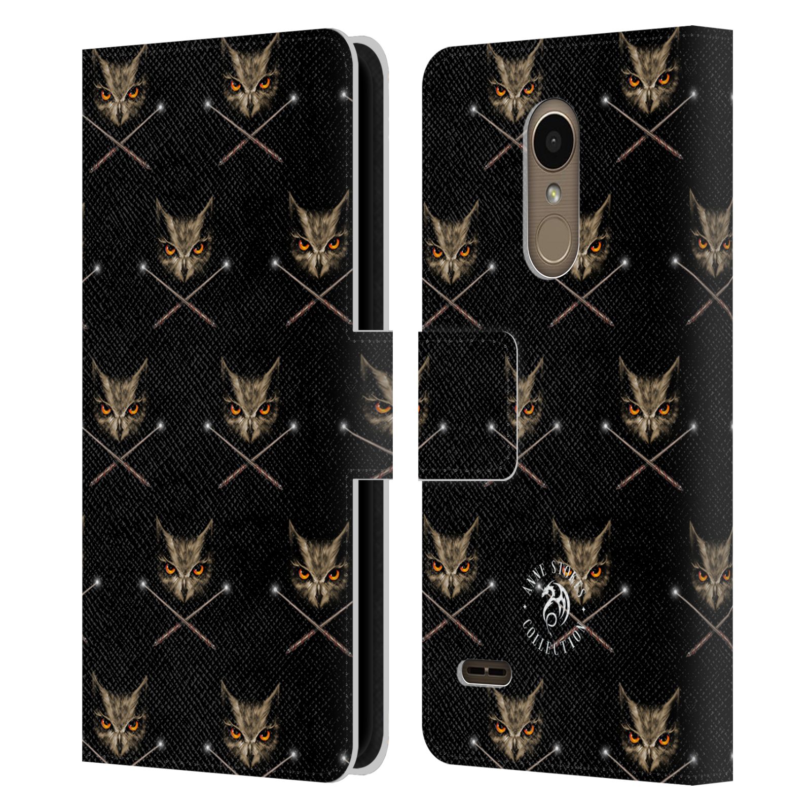 OFFICIAL ANNE STOKES OWLS LEATHER BOOK WALLET CASE COVER FOR LG PHONES 1 - Picture 7 of 7