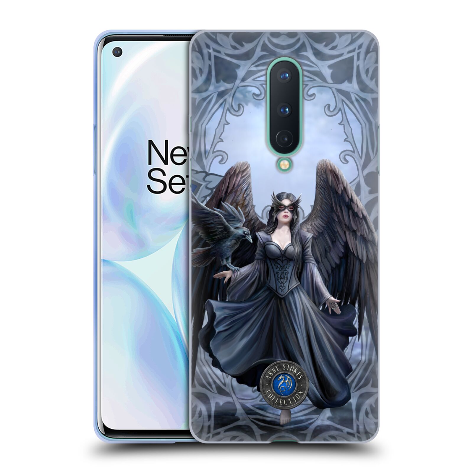 OFFICIAL ANNE STOKES RAVEN SOFT GEL CASE FOR AMAZON ASUS ONEPLUS - Picture 9 of 11