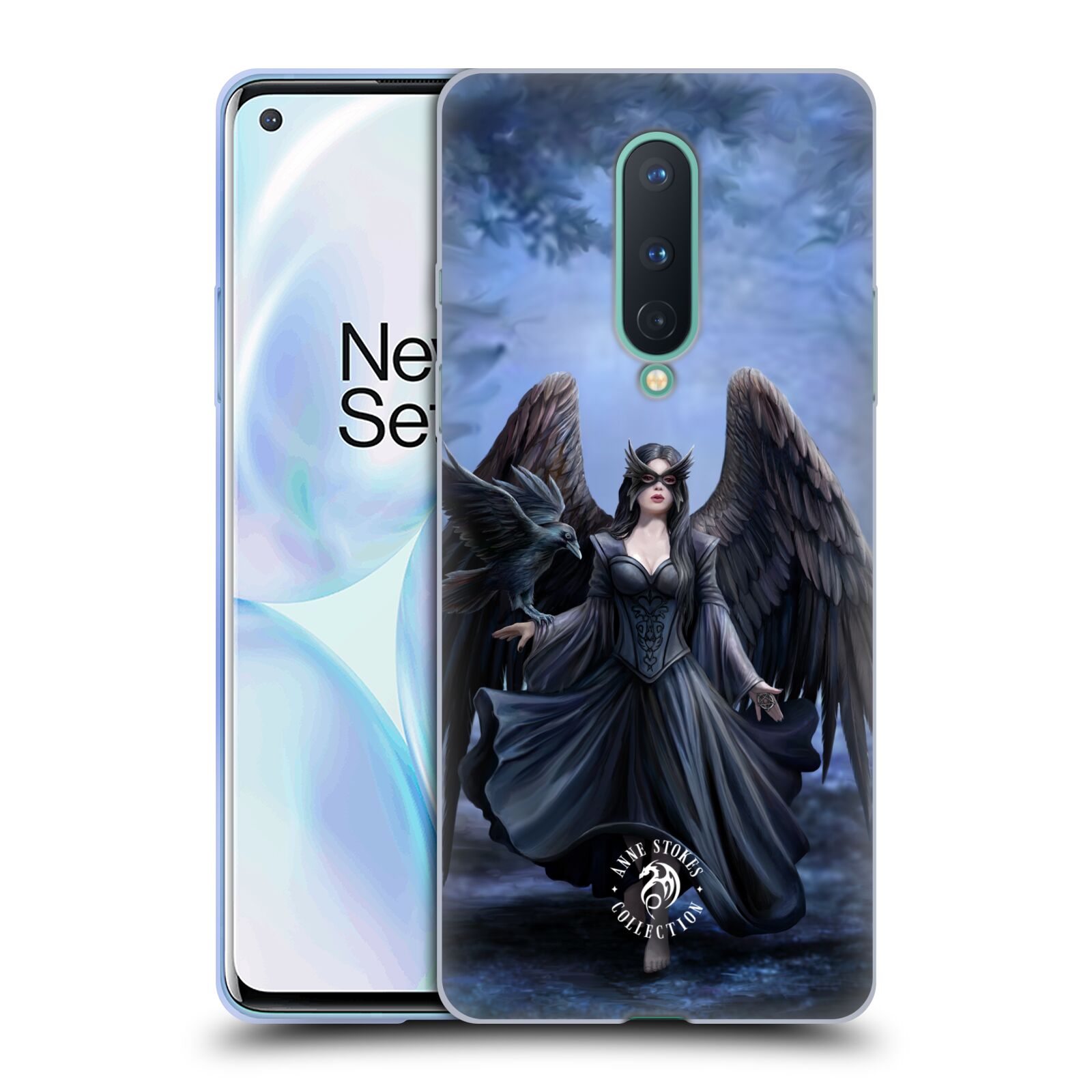 OFFICIAL ANNE STOKES RAVEN SOFT GEL CASE FOR AMAZON ASUS ONEPLUS - Picture 8 of 11