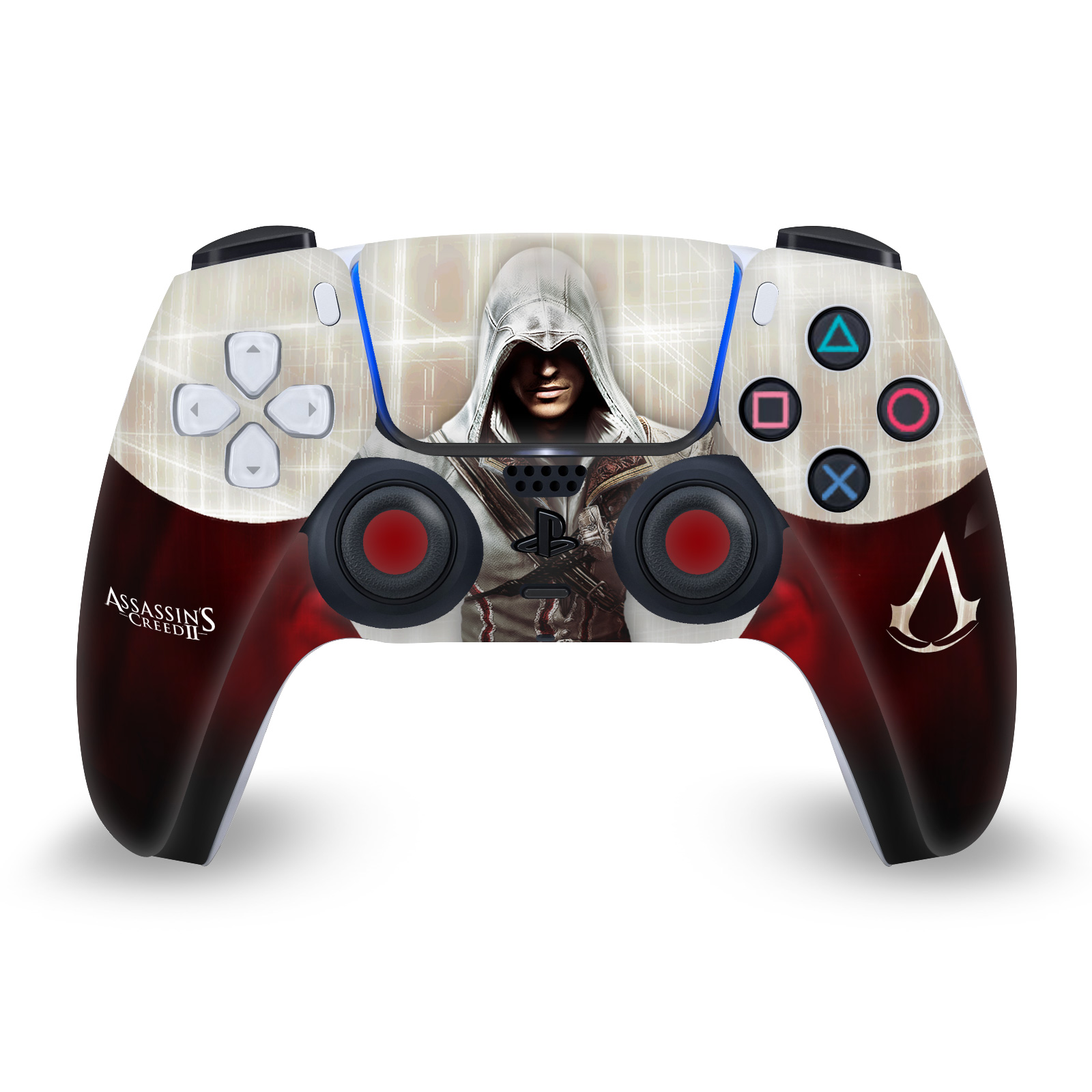 ASSASSIN'S CREED II GRAPHICS VINYL SKIN DECAL FOR PS5 SONY DUALSENSE CONTROLLER