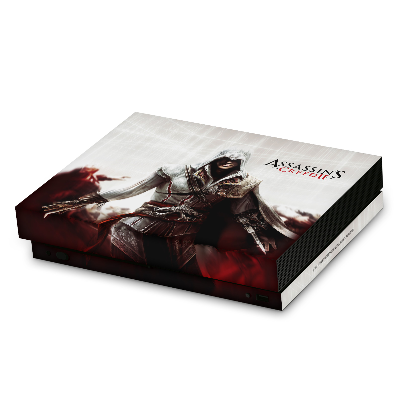 OFFICIAL ASSASSIN'S CREED II GRAPHICS VINYL SKIN DECAL FOR XBOX ONE X CONSOLE