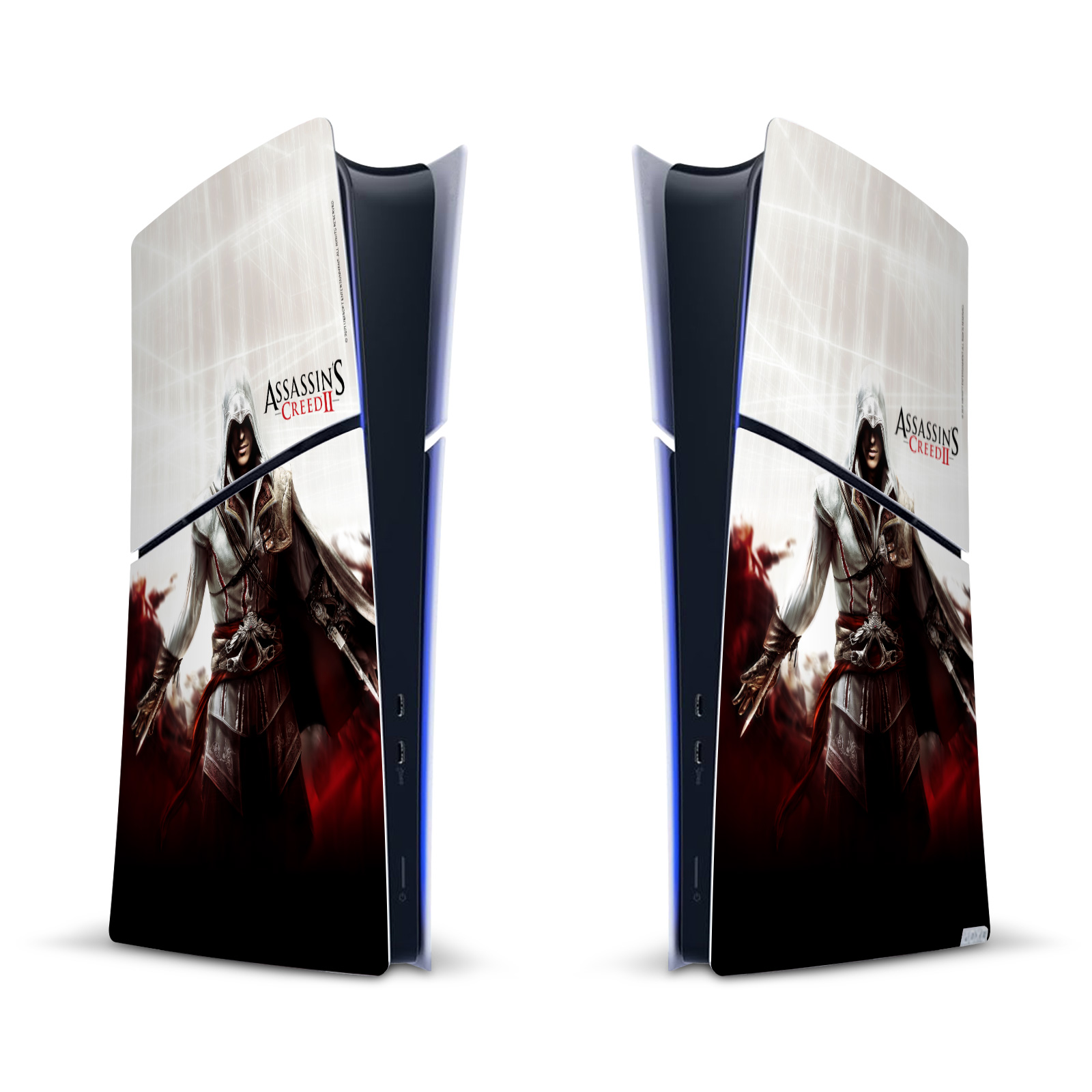 OFFICIAL ASSASSIN'S CREED II GRAPHICS VINYL SKIN FOR PS5 SLIM DIGITAL CONSOLE