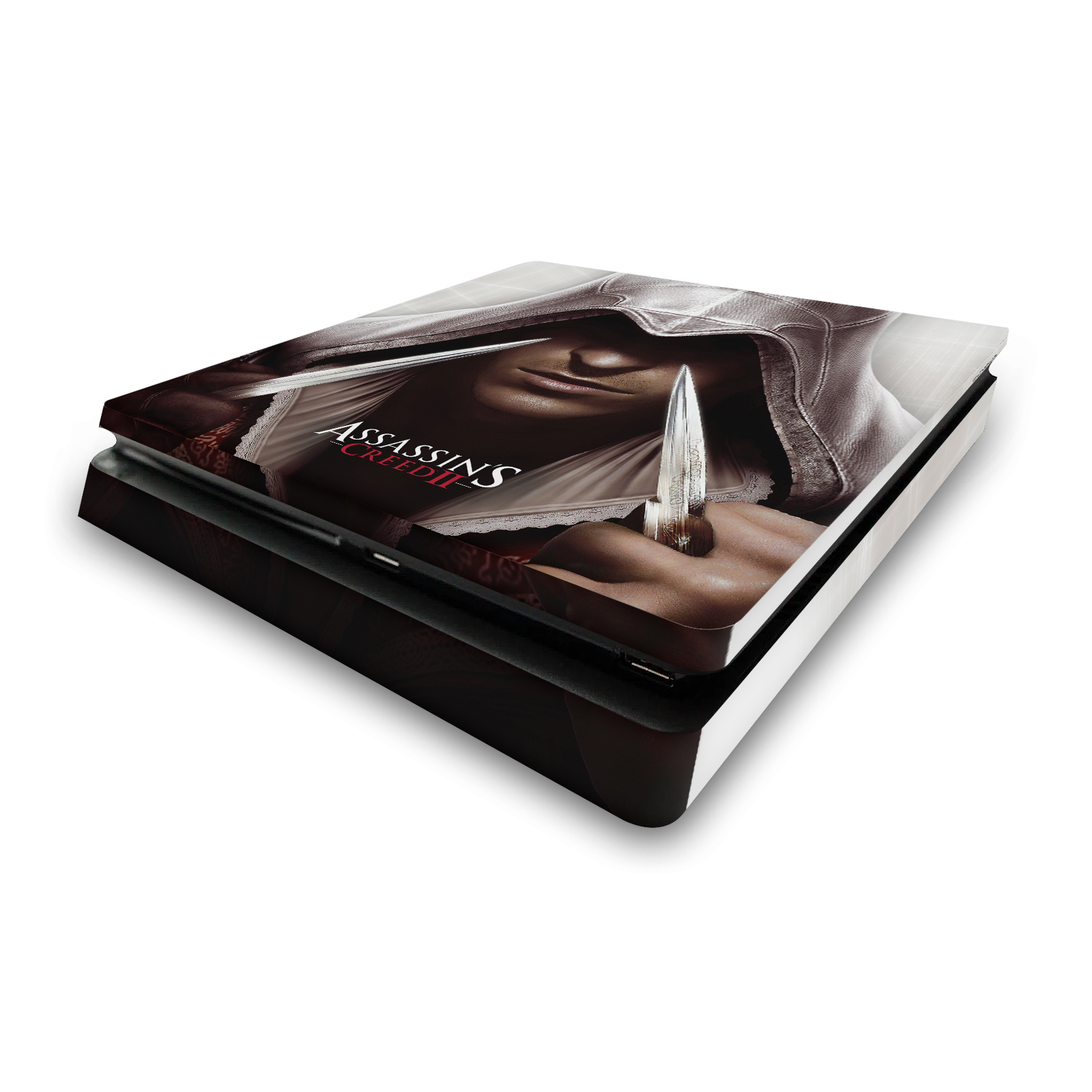 OFFICIAL ASSASSIN'S CREED II GRAPHICS VINYL SKIN DECAL FOR SONY PS4 SLIM CONSOLE