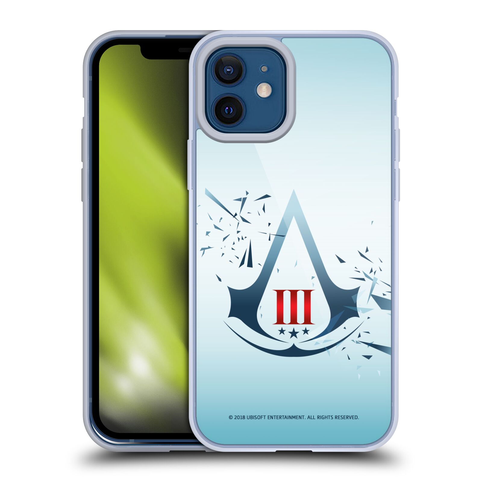 ASSASSIN'S CREED III LOGOS CUSTODIA COVER MORBIDA IN GEL PER APPLE iPHONE  PHONES