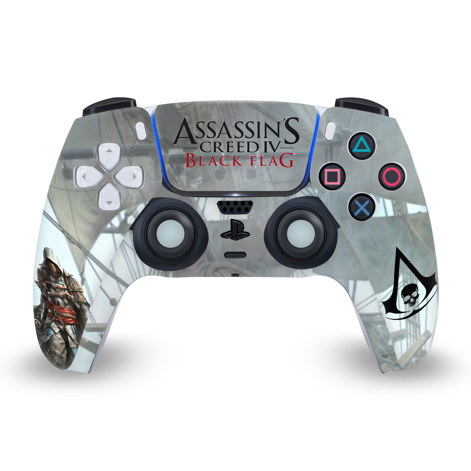 ASSASSIN'S CREED BLACK FLAG GRAPHICS VINYL SKIN PS5 SONY DUALSENSE CONTROLLER
