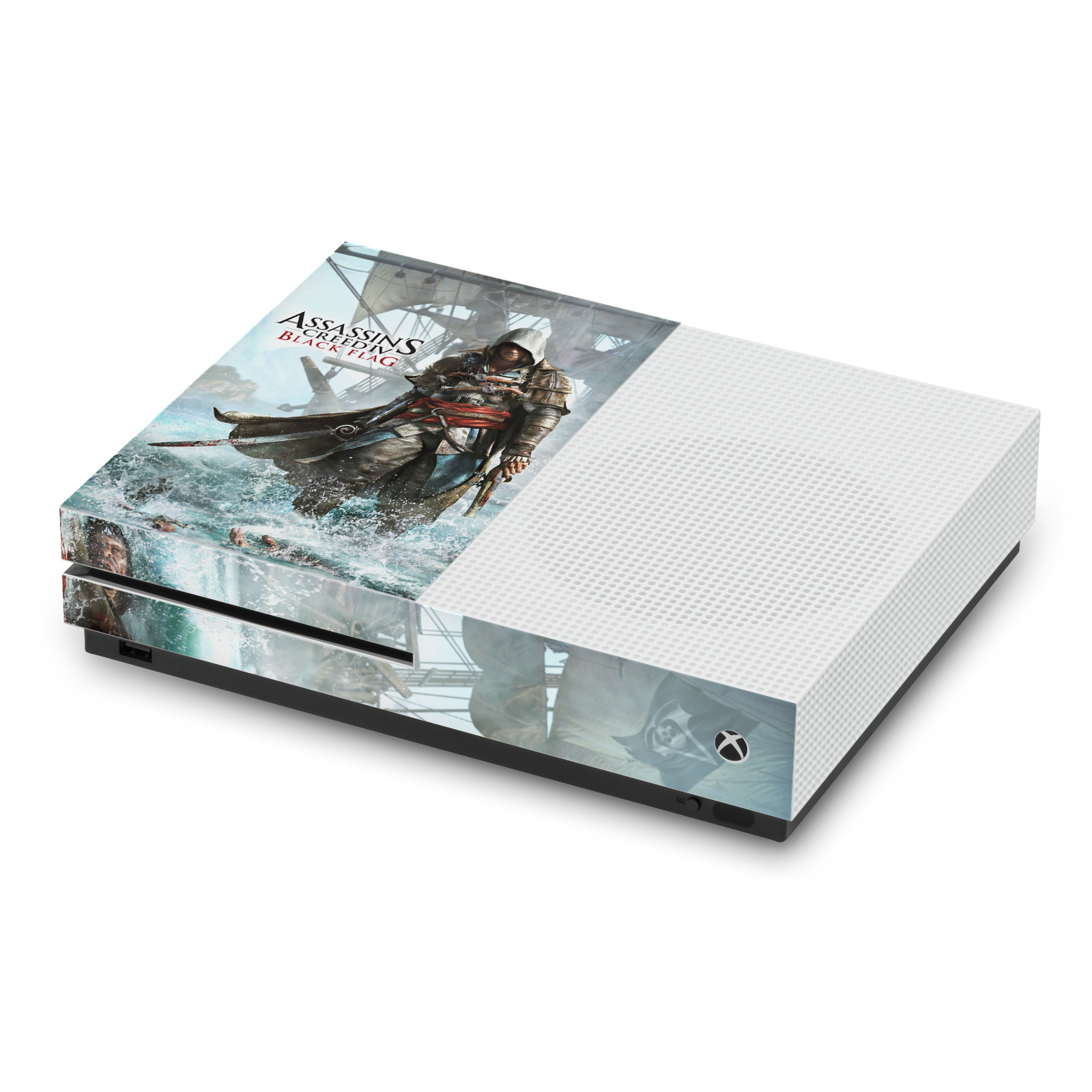 ASSASSIN'S CREED BLACK FLAG GRAPHICS VINYL SKIN DECAL FOR XBOX ONE S CONSOLE