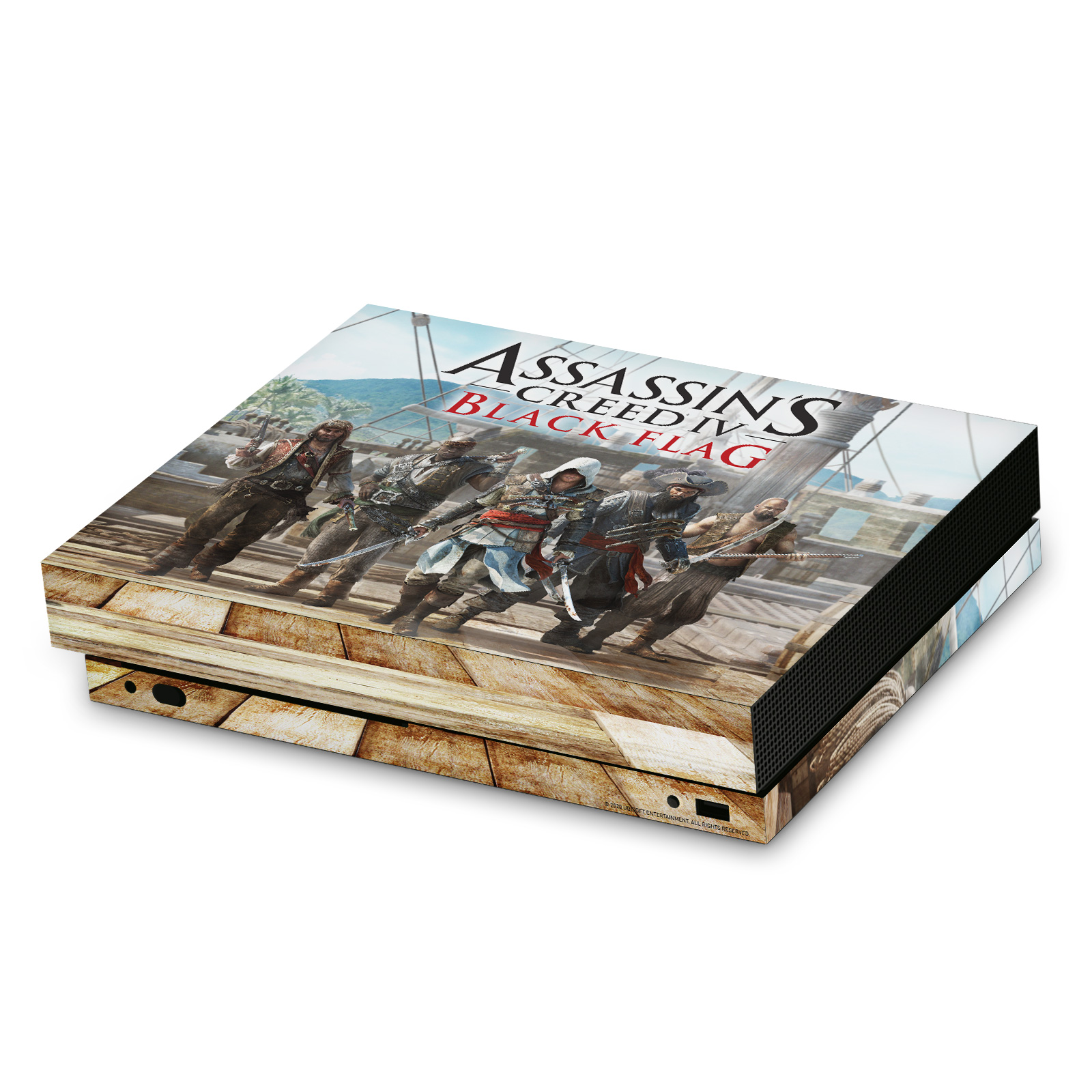 ASSASSIN'S CREED BLACK FLAG GRAPHICS VINYL SKIN DECAL FOR XBOX ONE X CONSOLE