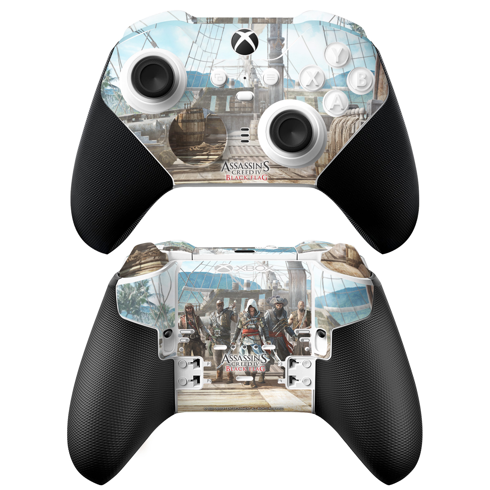 OFFICIAL ASSASSIN'S CREED BLACK FLAG GRAPHICS VINYL SKIN FOR XBOX ELITE SERIES 2