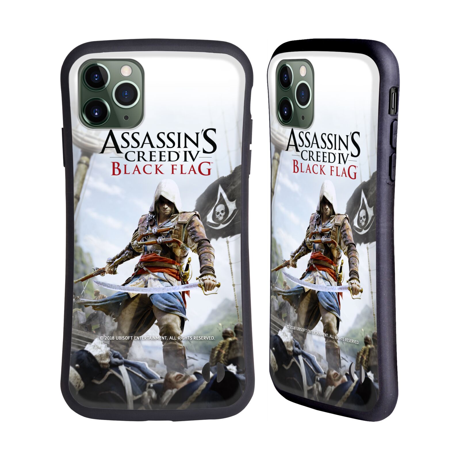 ASSASSIN'S CREED BLACK FLAG KEY ART HYBRID CASE FOR APPLE iPHONES PHONES