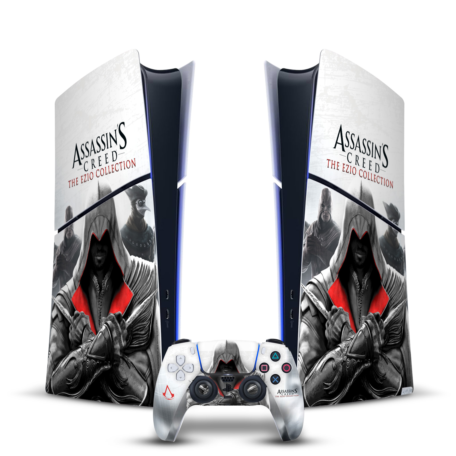 ASSASSIN'S CREED BROTHERHOOD GRAPHICS VINYL SKIN FOR PS5 SLIM/PRO DIGITAL BUNDLE