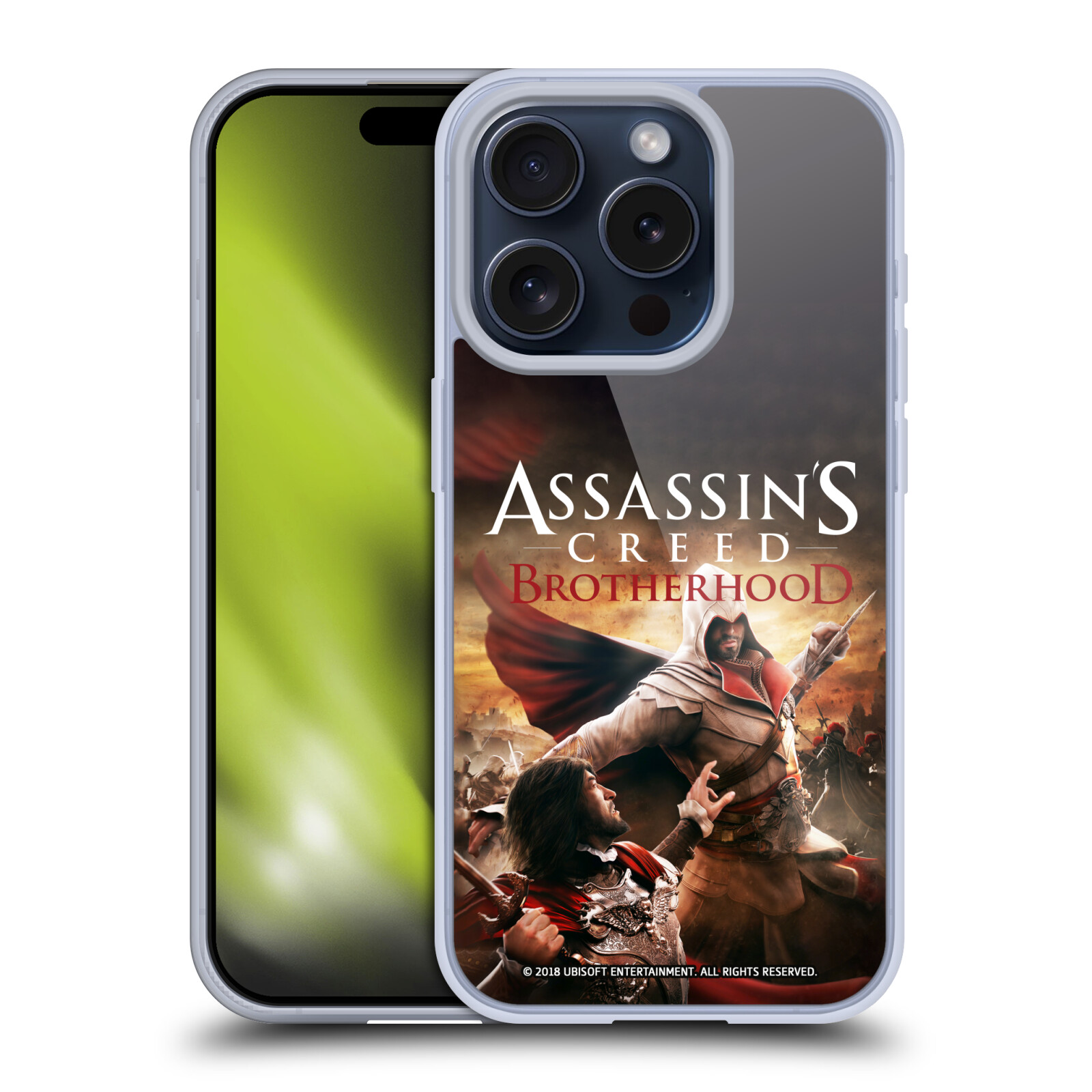 ASSASSIN'S CREED BROTHERHOOD KEY ART GEL CASE FOR APPLE iPHONE PHONES