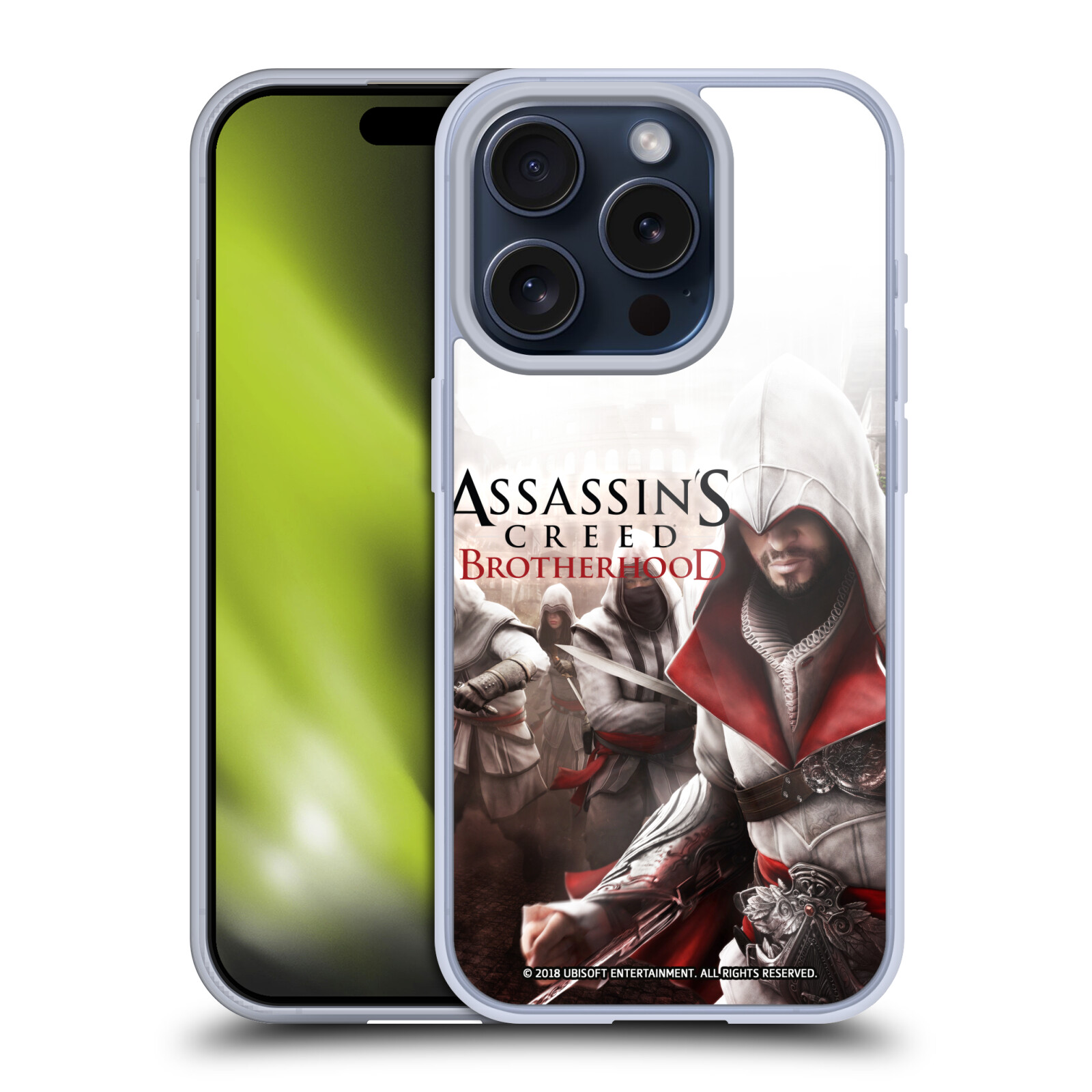 ASSASSIN'S CREED BROTHERHOOD KEY ART GEL CASE FOR APPLE iPHONE PHONES