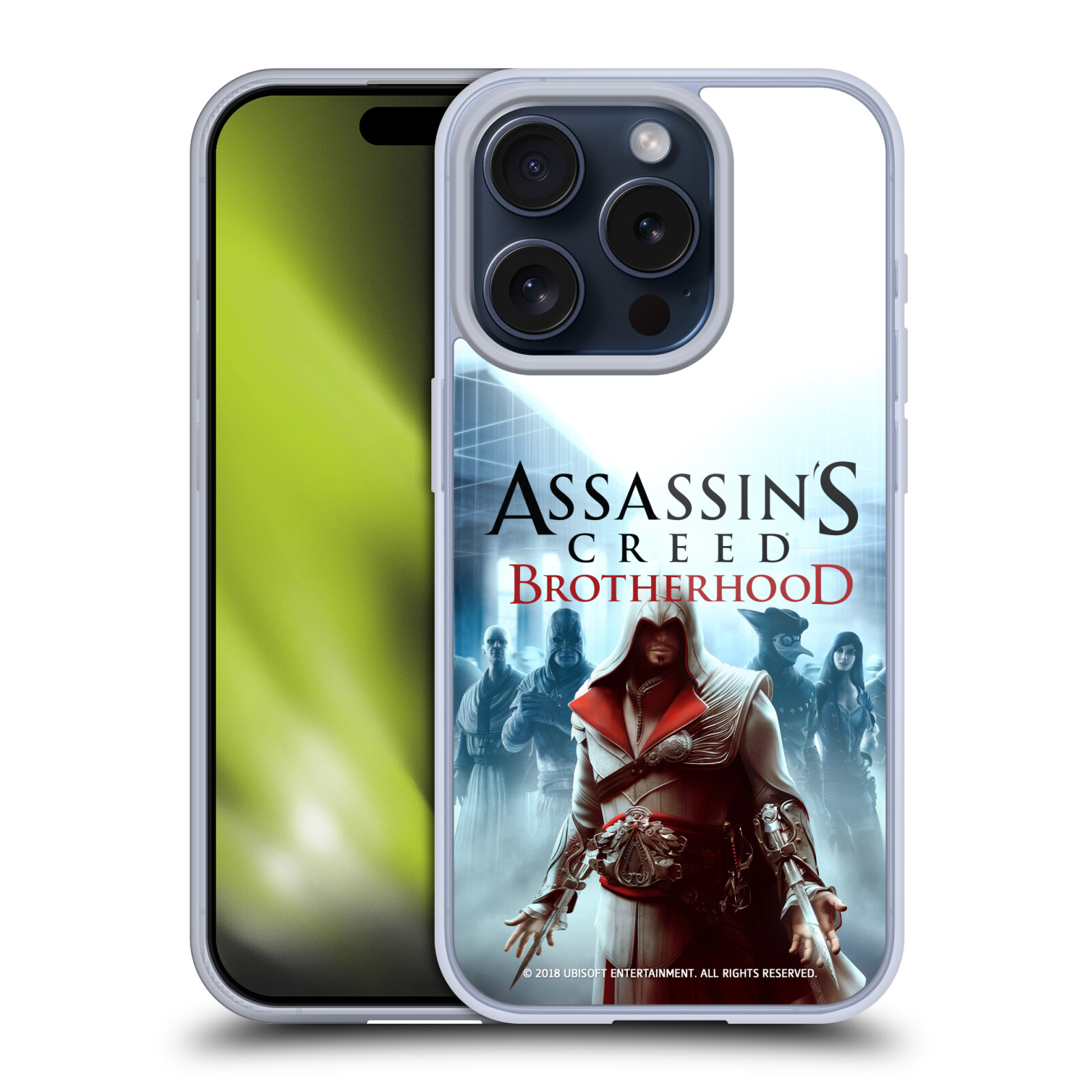 ASSASSIN'S CREED BROTHERHOOD KEY ART GEL CASE FOR APPLE iPHONE PHONES