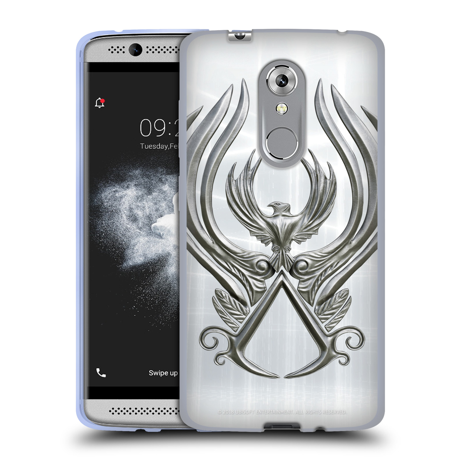 OFFICIAL ASSASSIN'S CREED BROTHERHOOD LOGO SOFT GEL CASE FOR ZTE PHONES - Picture 8 of 8