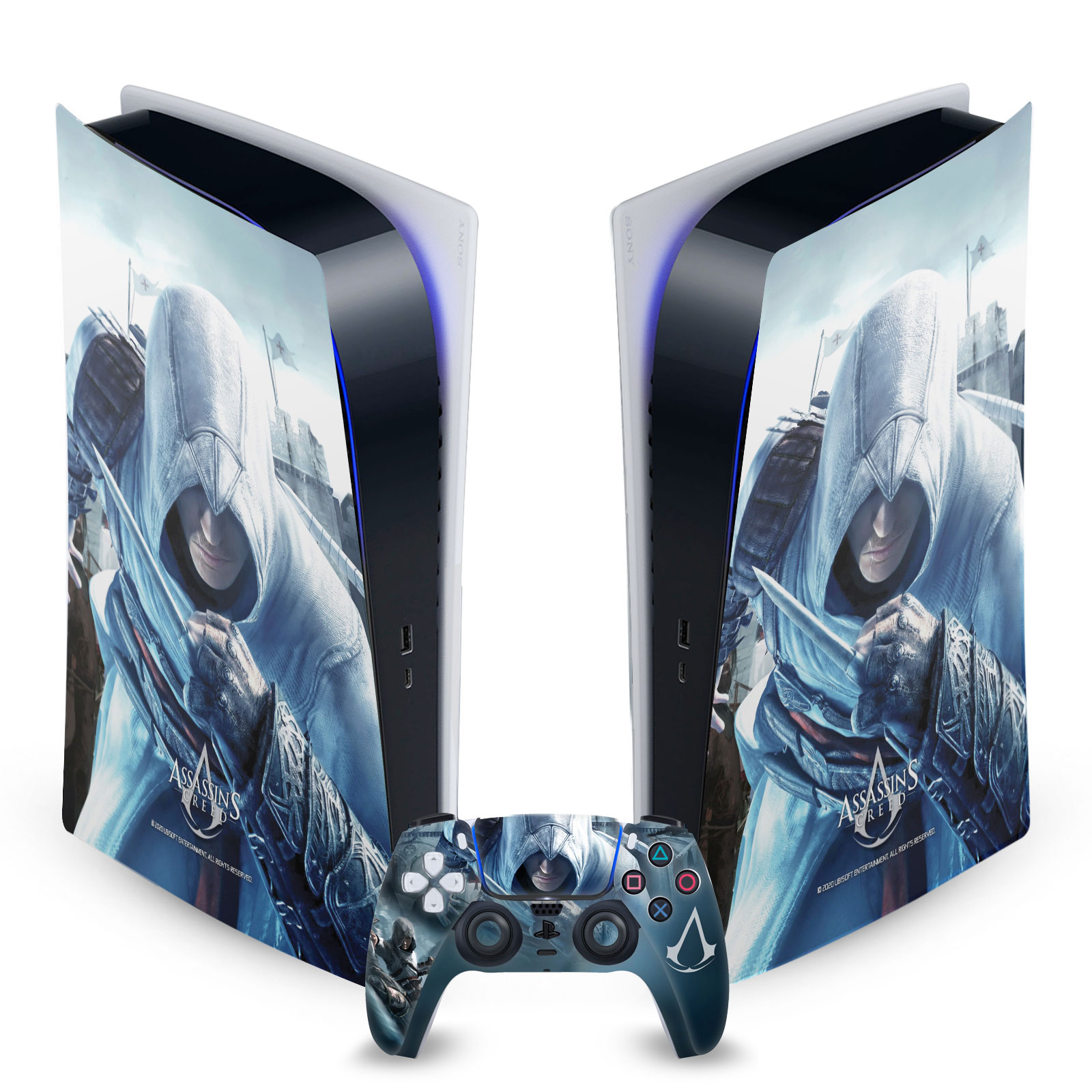 ASSASSIN'S CREED GRAPHICS VINYL SKIN DECAL FOR SONY PS5 DIGITAL EDITION BUNDLE