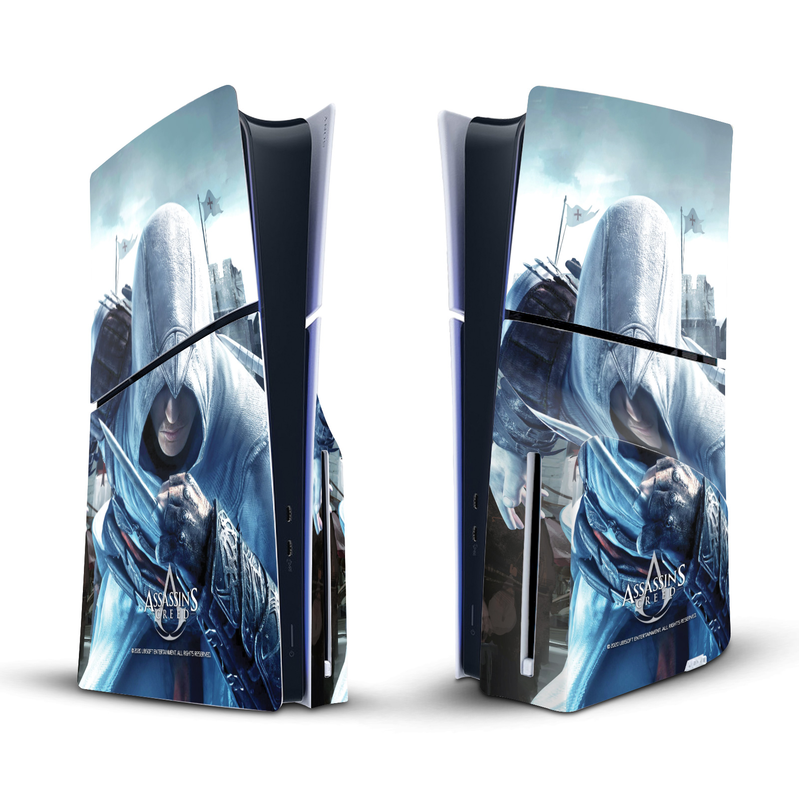 OFFICIAL ASSASSIN'S CREED GRAPHICS VINYL SKIN FOR SONY PS5 SLIM DISC CONSOLE